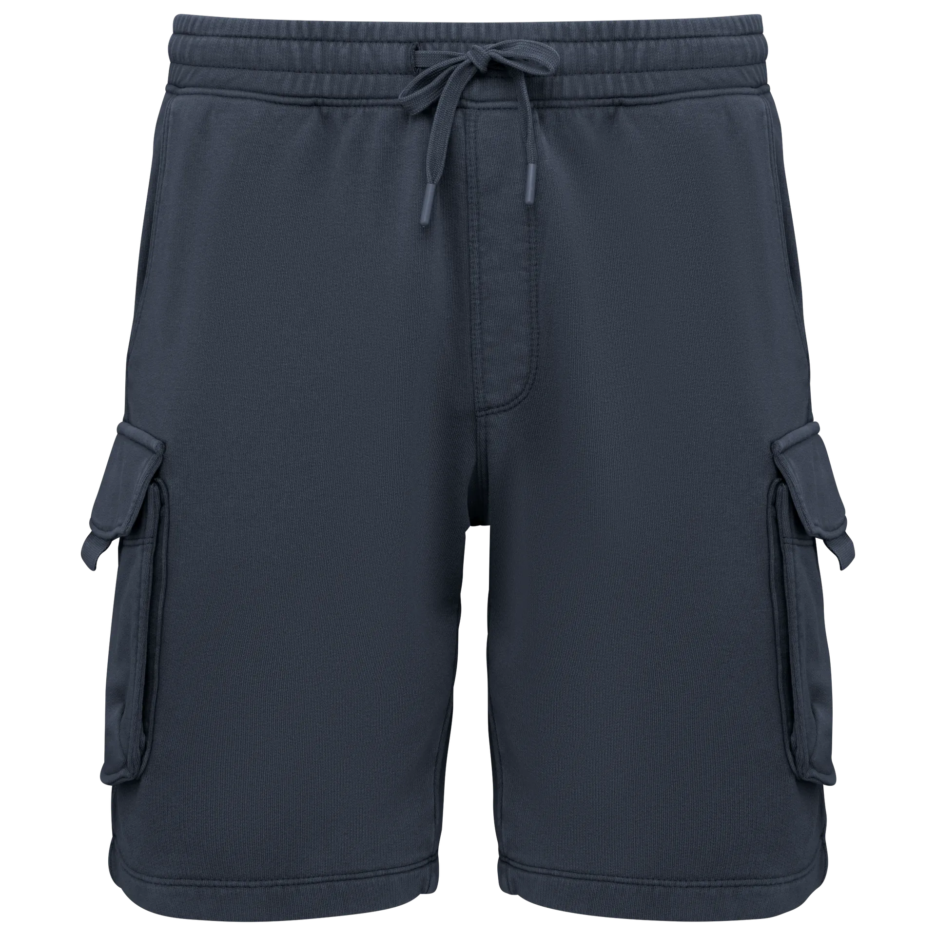 Umweltfreundliche ausgewaschene French Terry Cargo-Shorts für Herren