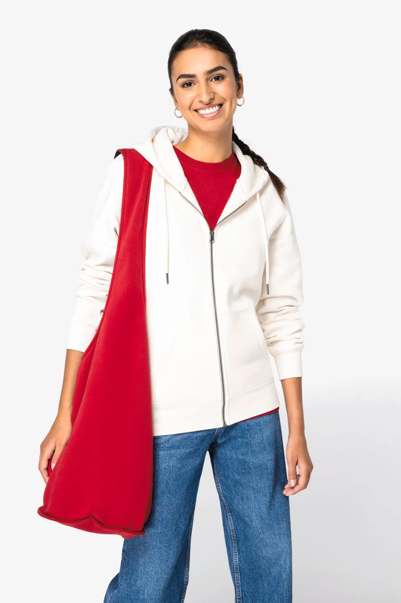 Umhängetasche aus Molton