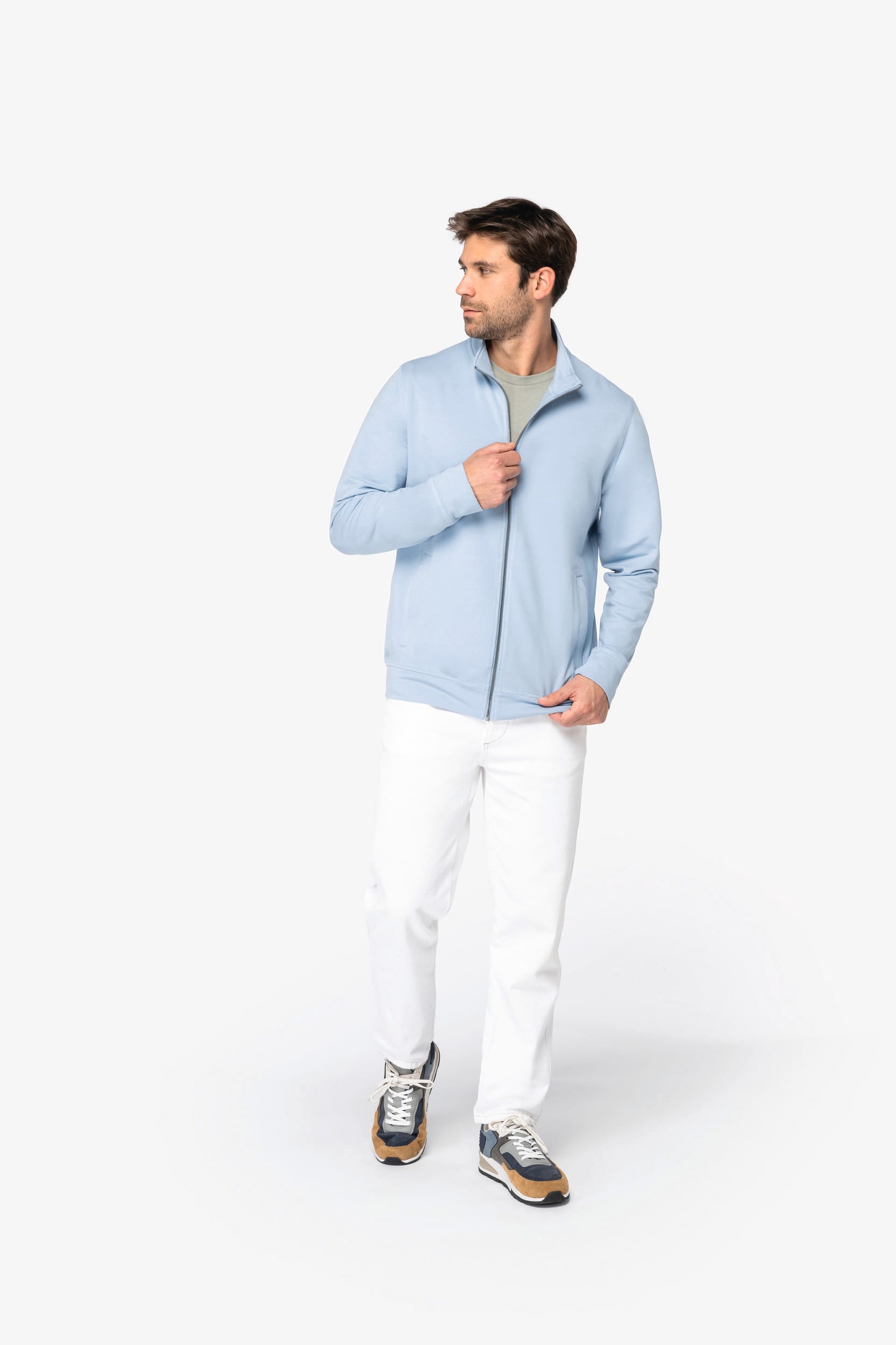 Herrenjacke mit hochgeschlossenem Kragen