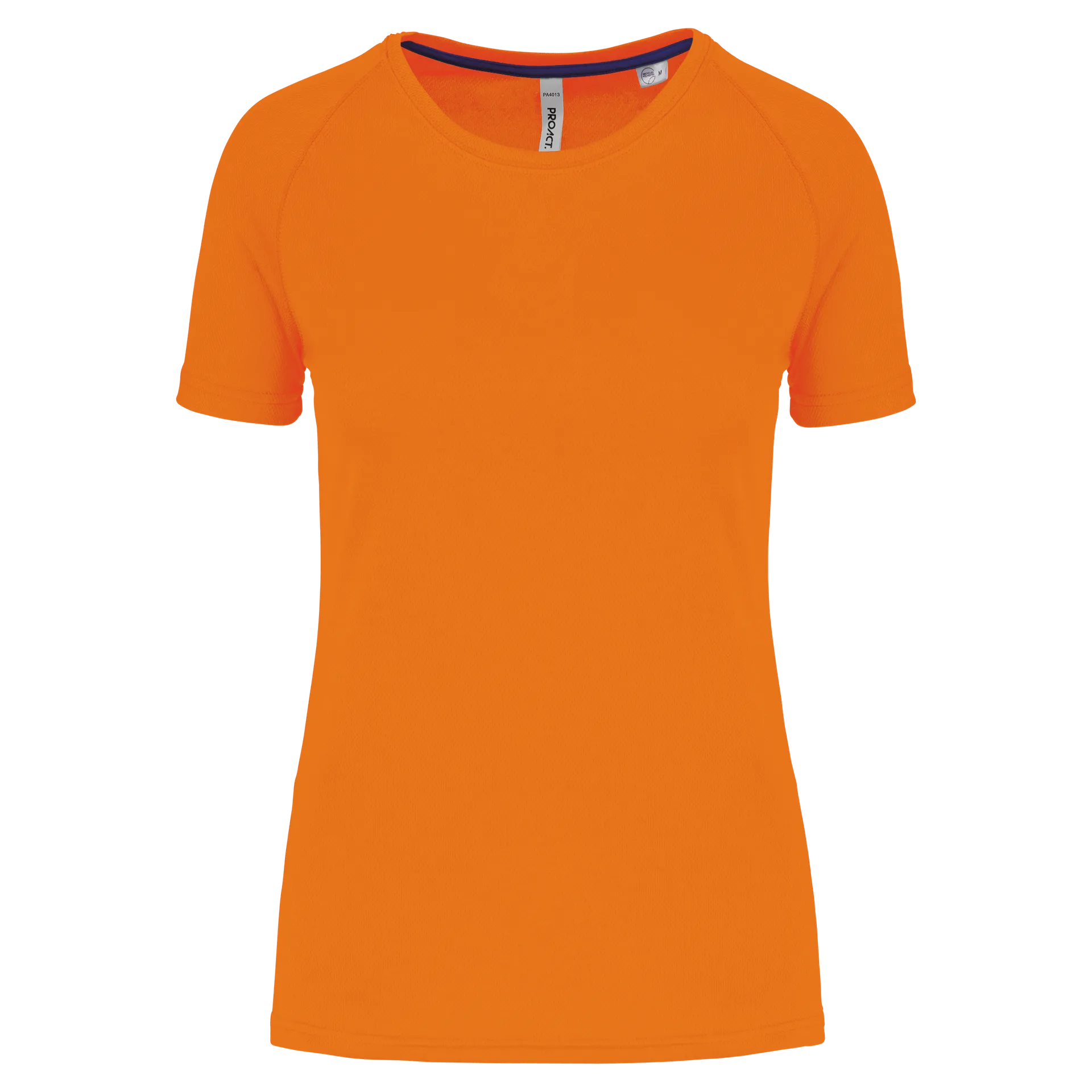 Damen-Sportshirt aus Recyclingmaterial mit Rundhalsausschnitt
