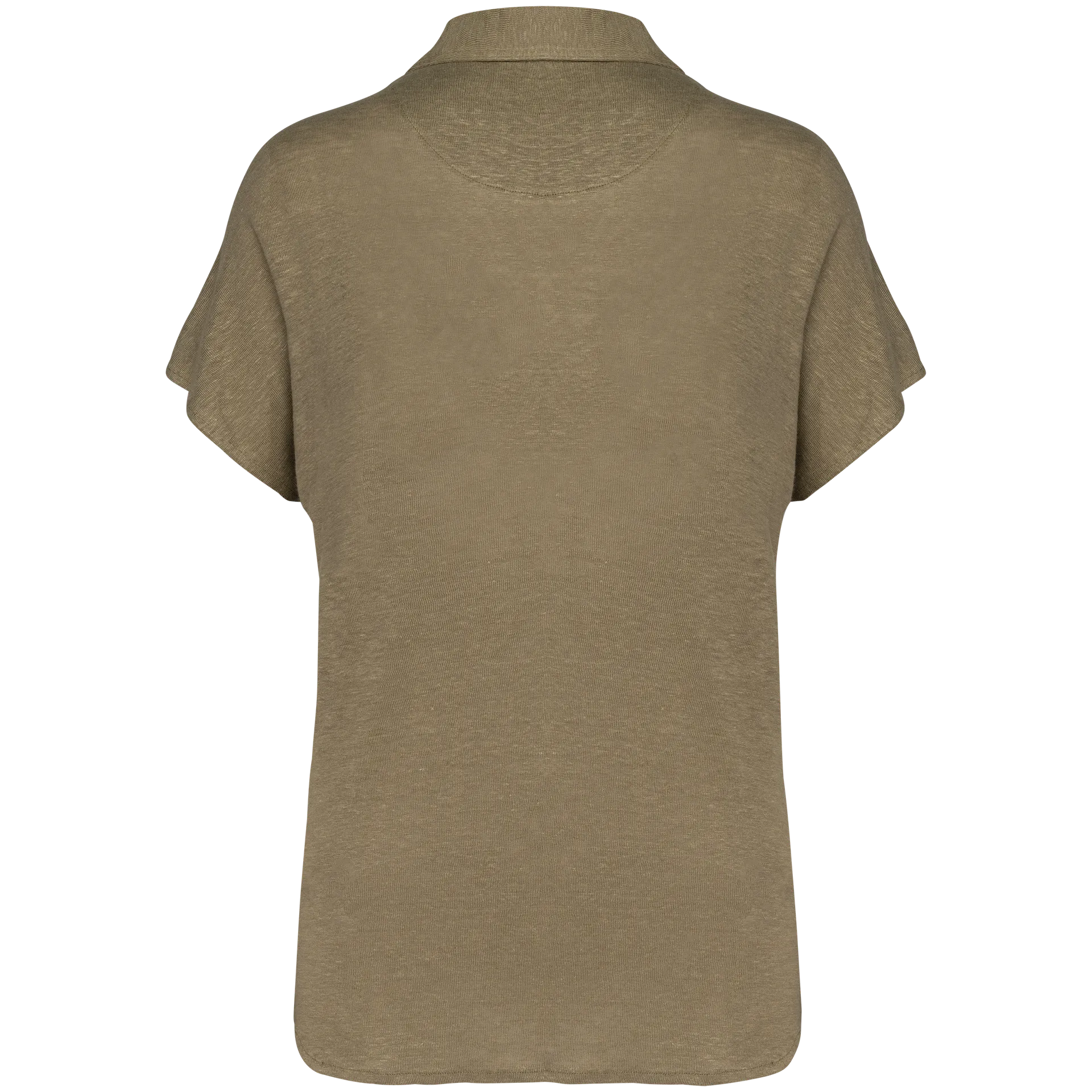 Damen-Polohemd aus Leinen