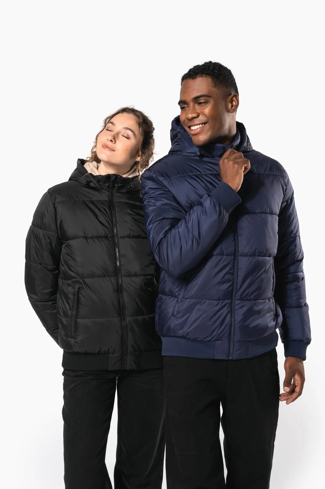 Recycelte Unisex-Ripstop-Jacke mit Kapuze