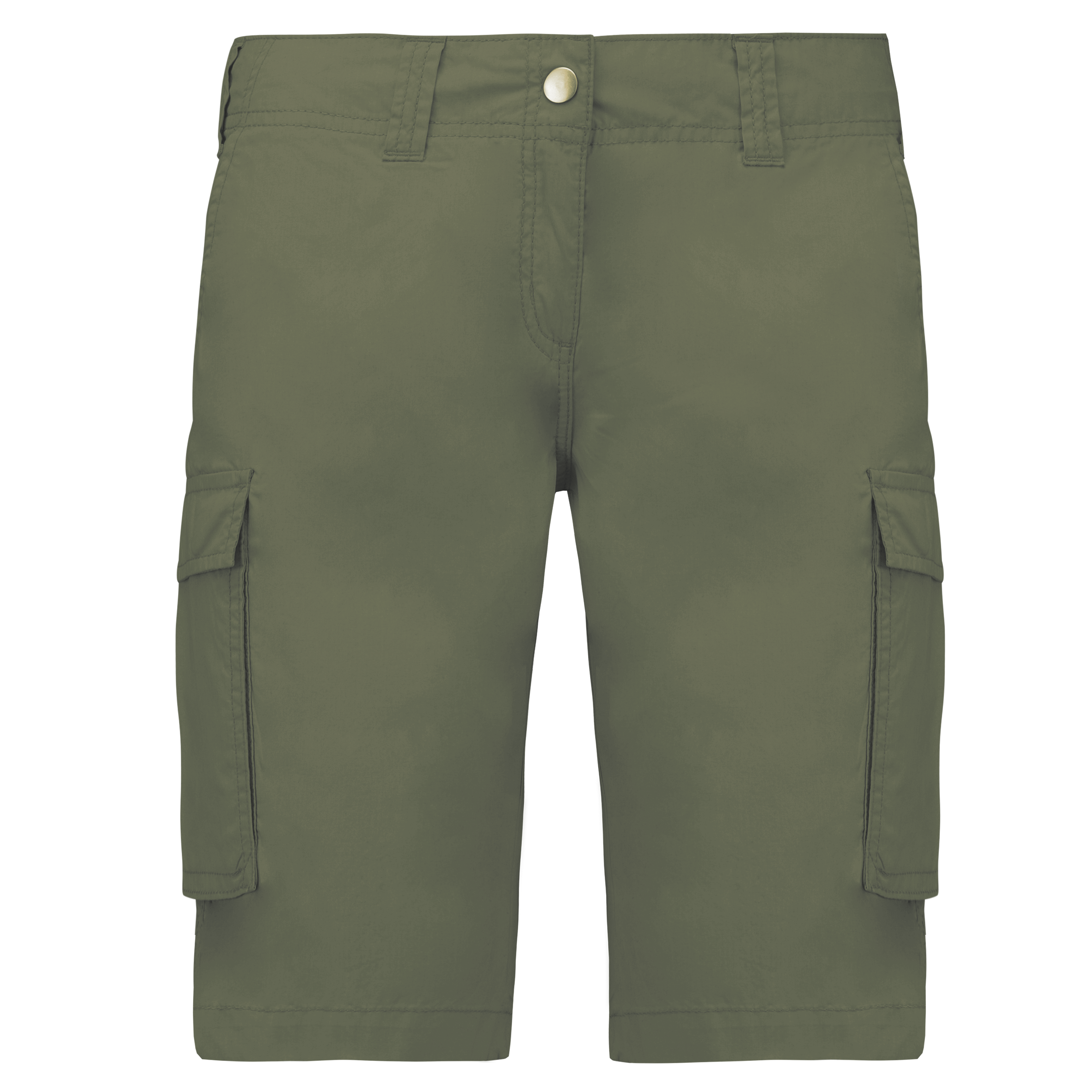 Leichte Bermuda-Shorts für Damen mit mehreren Taschen