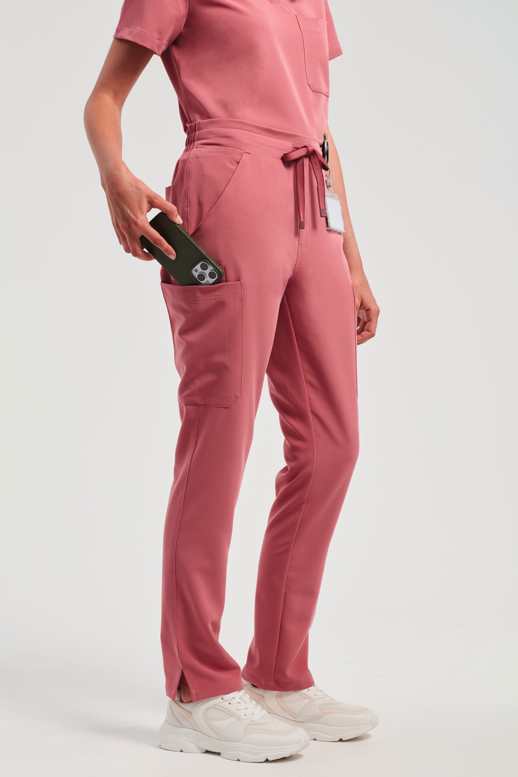 Cargo-Damenhose aus Stretch