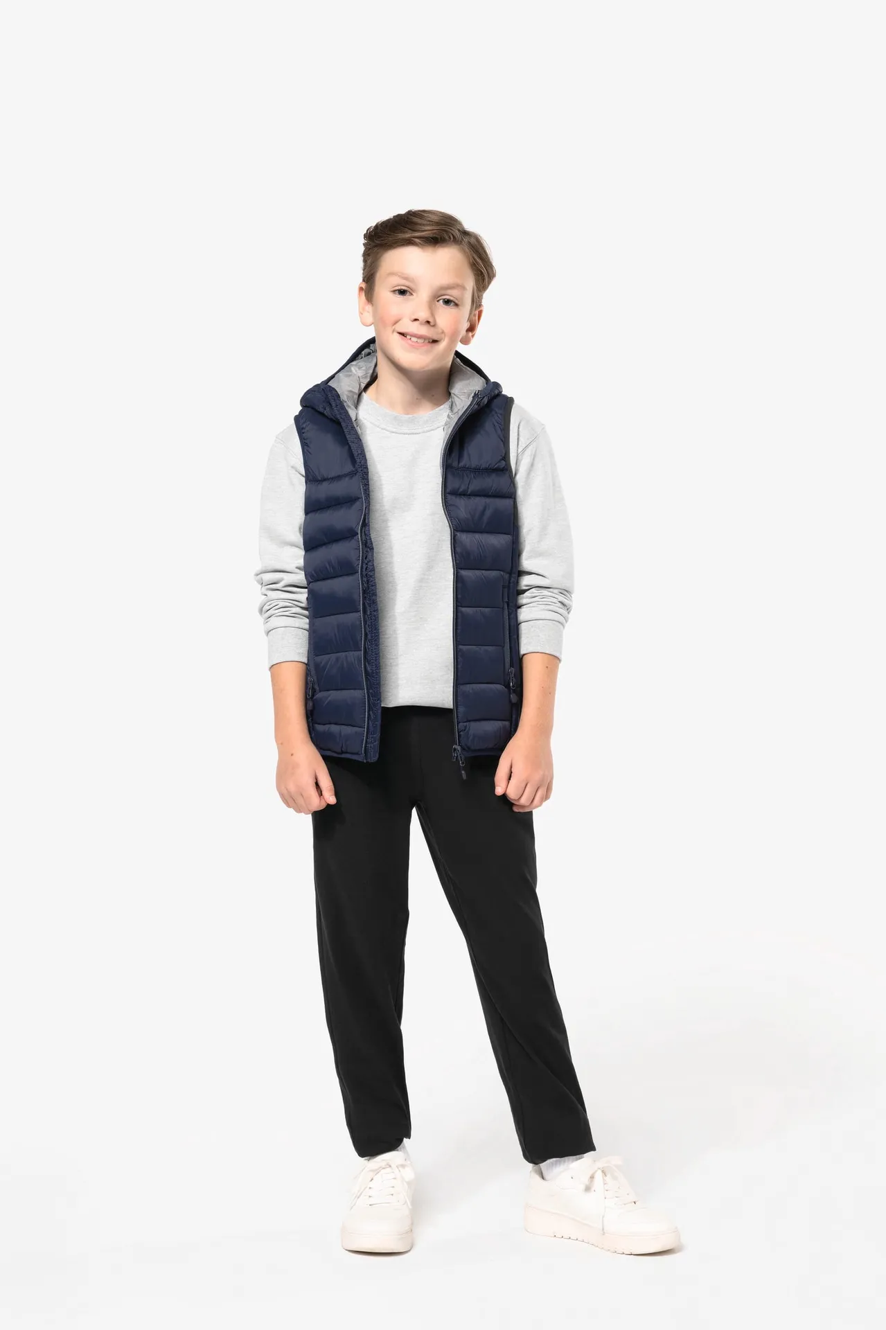 Bodywarmer mit Kapuze für Kinder