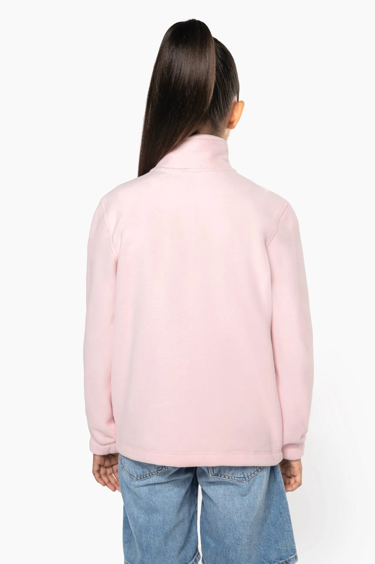 Mikrofleece-Jacke mit Reißverschluss für Kinder