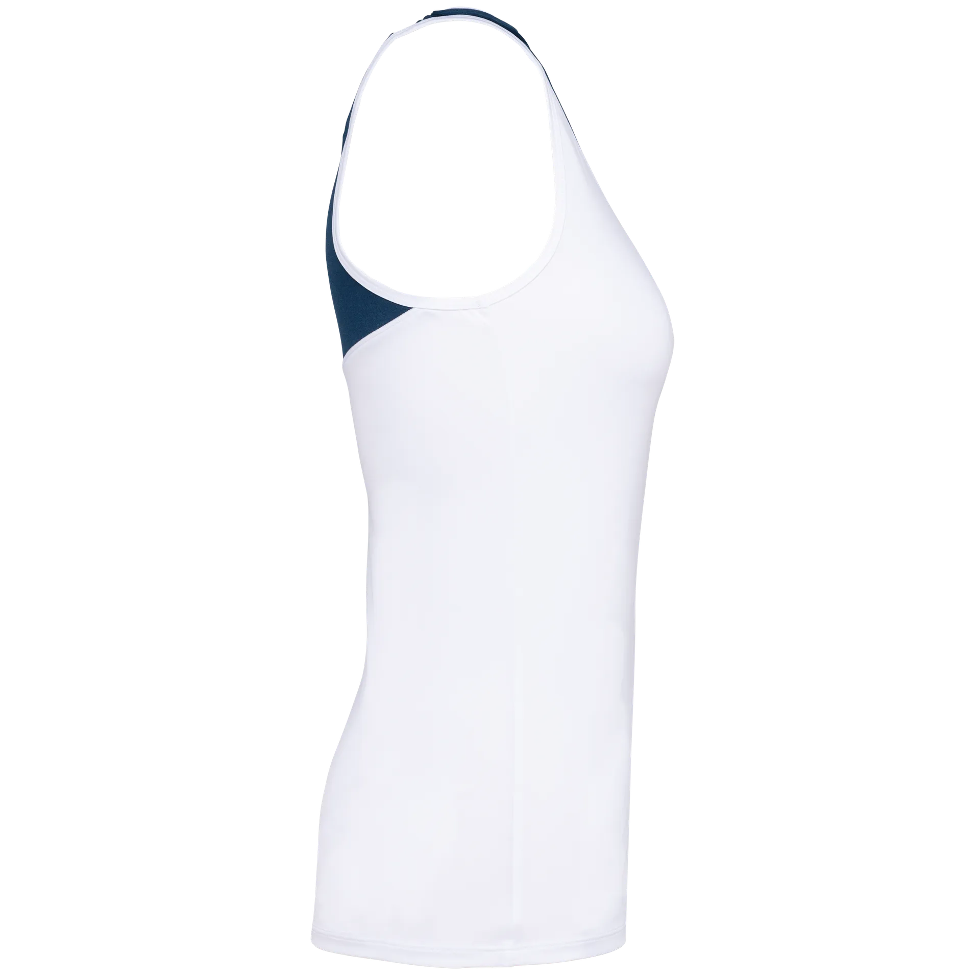 Zweifarbiges Padel-Damentop