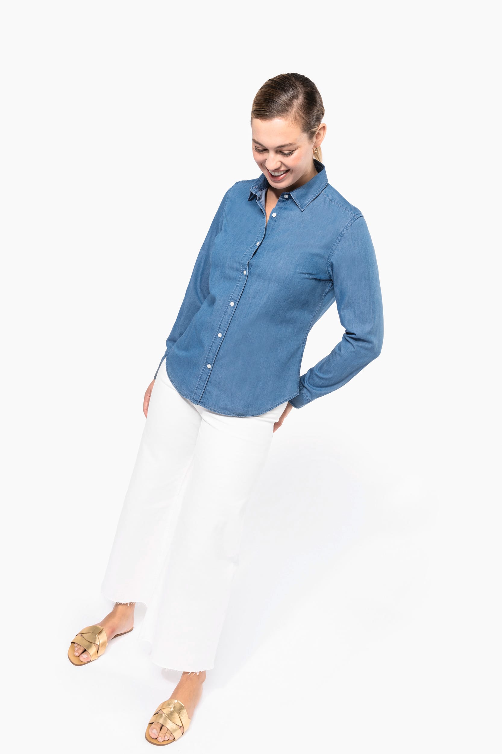Damen Denimhemd