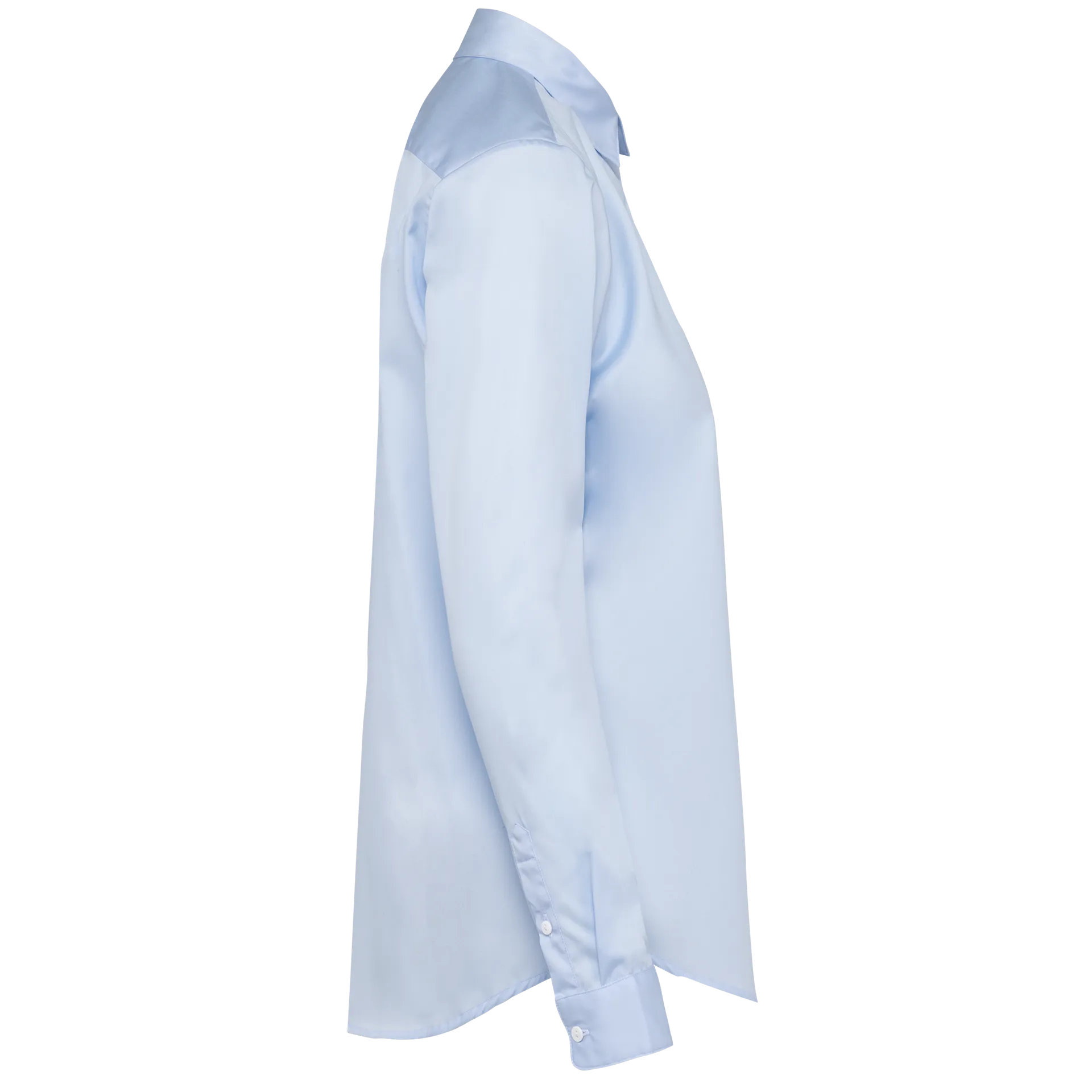 Twill-Damenhemd mit langen Ärmeln