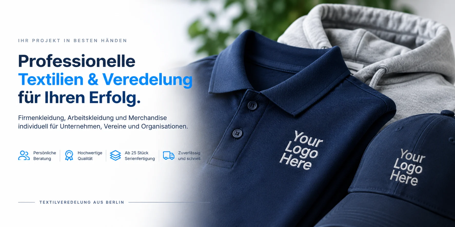 Professionelle Textilien und Textilveredelung für Unternehmen – Stickerei Avanta Berlin