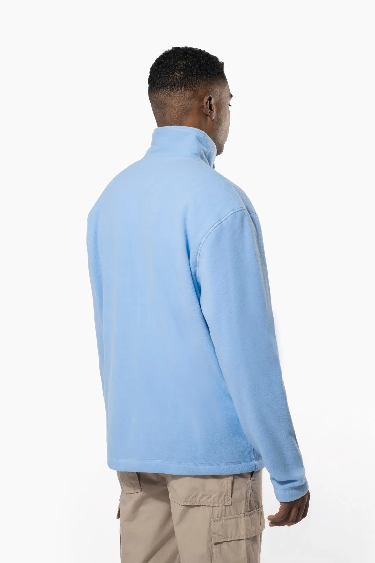 Mikrofleece-Jacke mit Reißverschluss für Herren