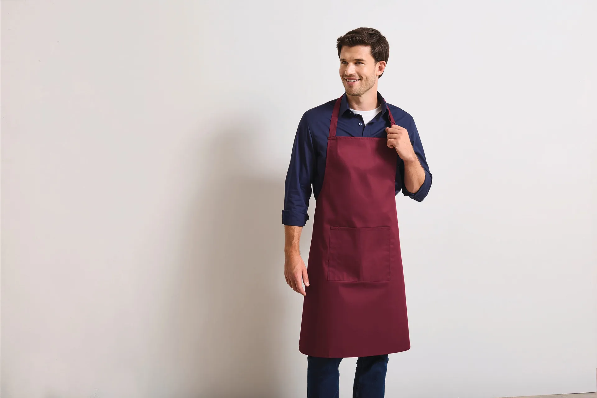 Colours Bib Apron With Pocket
