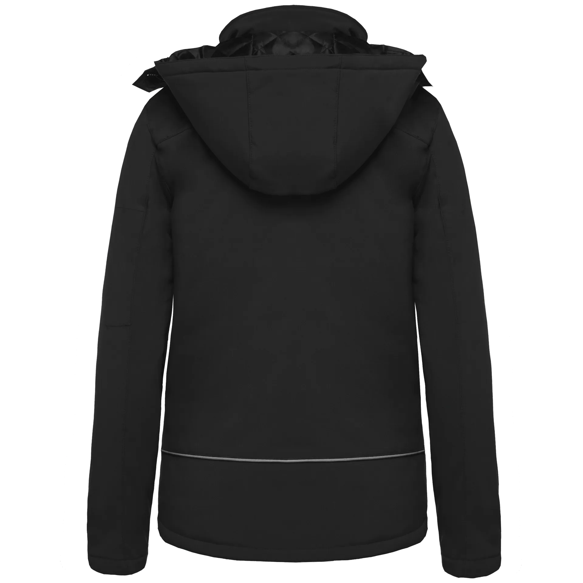Damenparka Softshell wattiert mit Kapuze