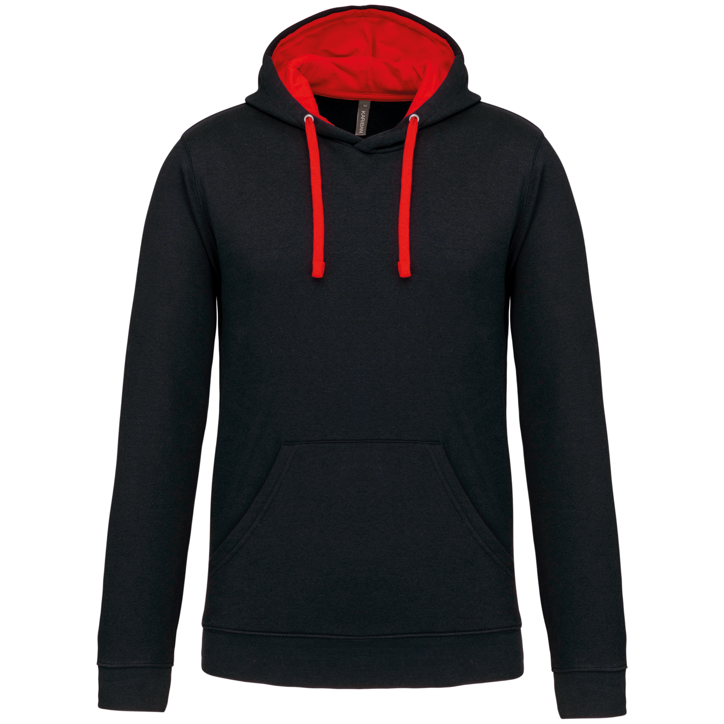 Herren-kapuzensweatshirt bicolor