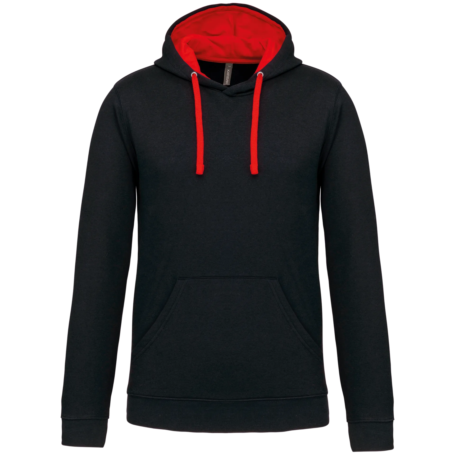 Herren-kapuzensweatshirt bicolor