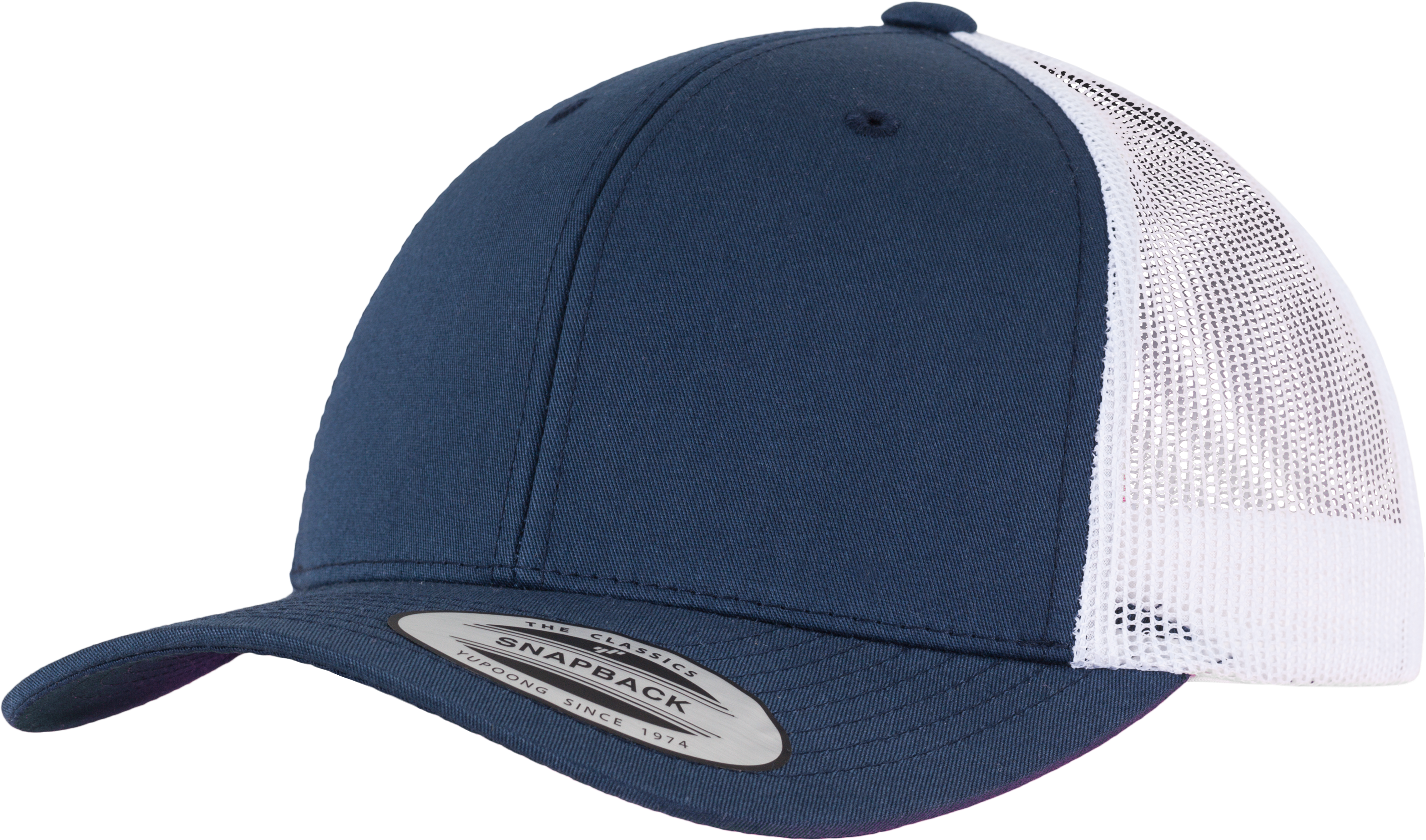 Zweifarbige Retro-Trucker-Kappe