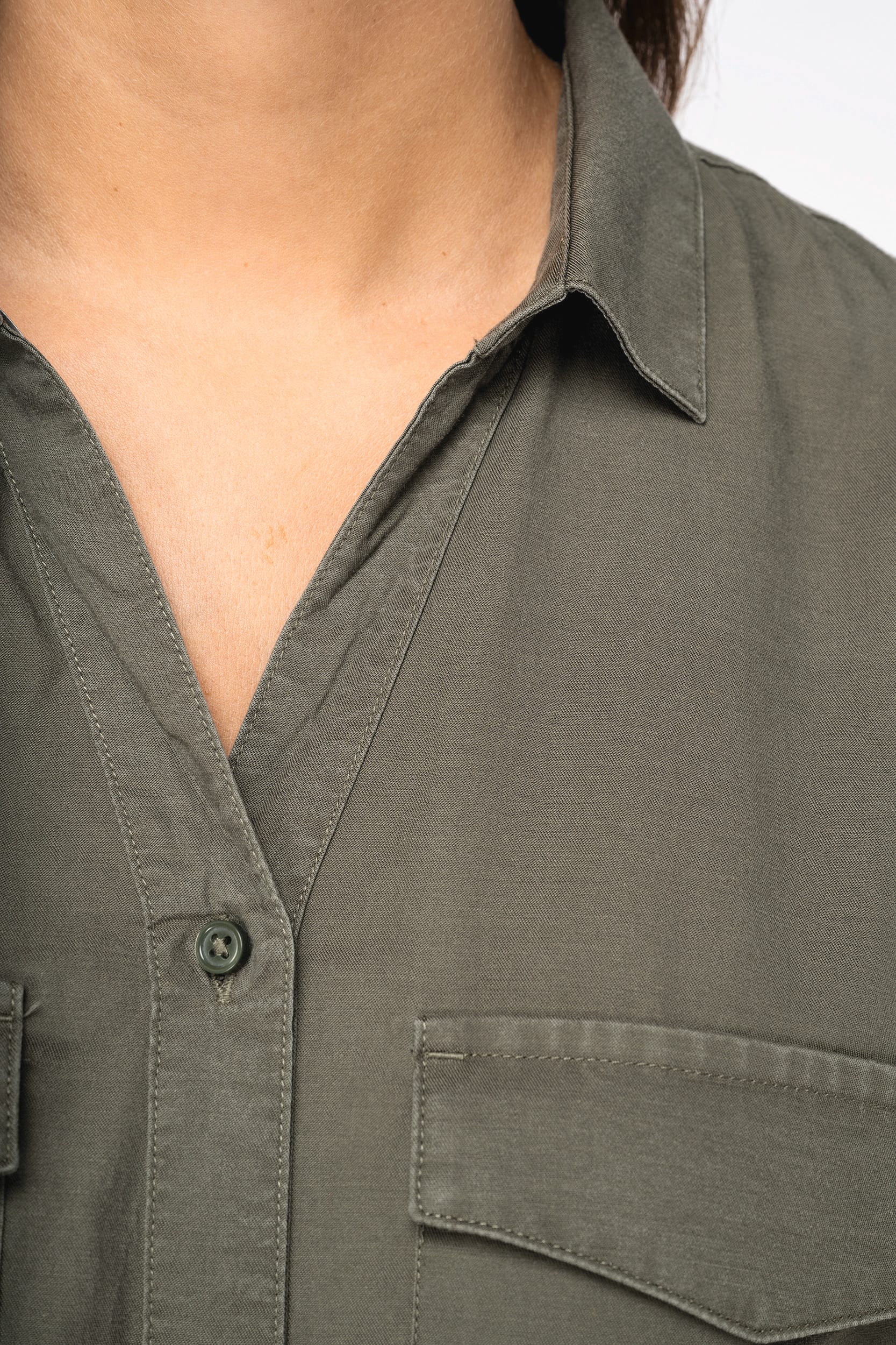 Umweltfreundliches Oversize-Damenhemd aus Lyocell