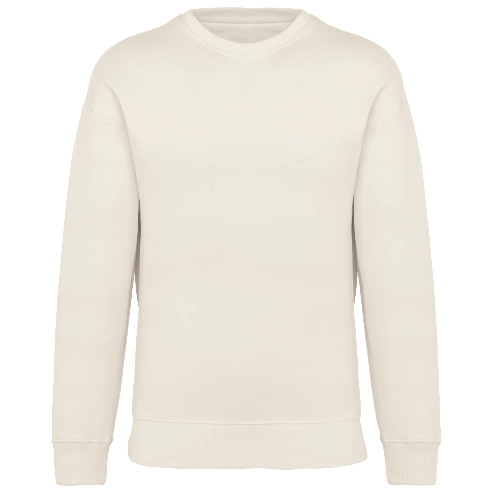 Umweltfreundliches Oversize Unisex-Sweatshirt mit Rundhalsausschnitt