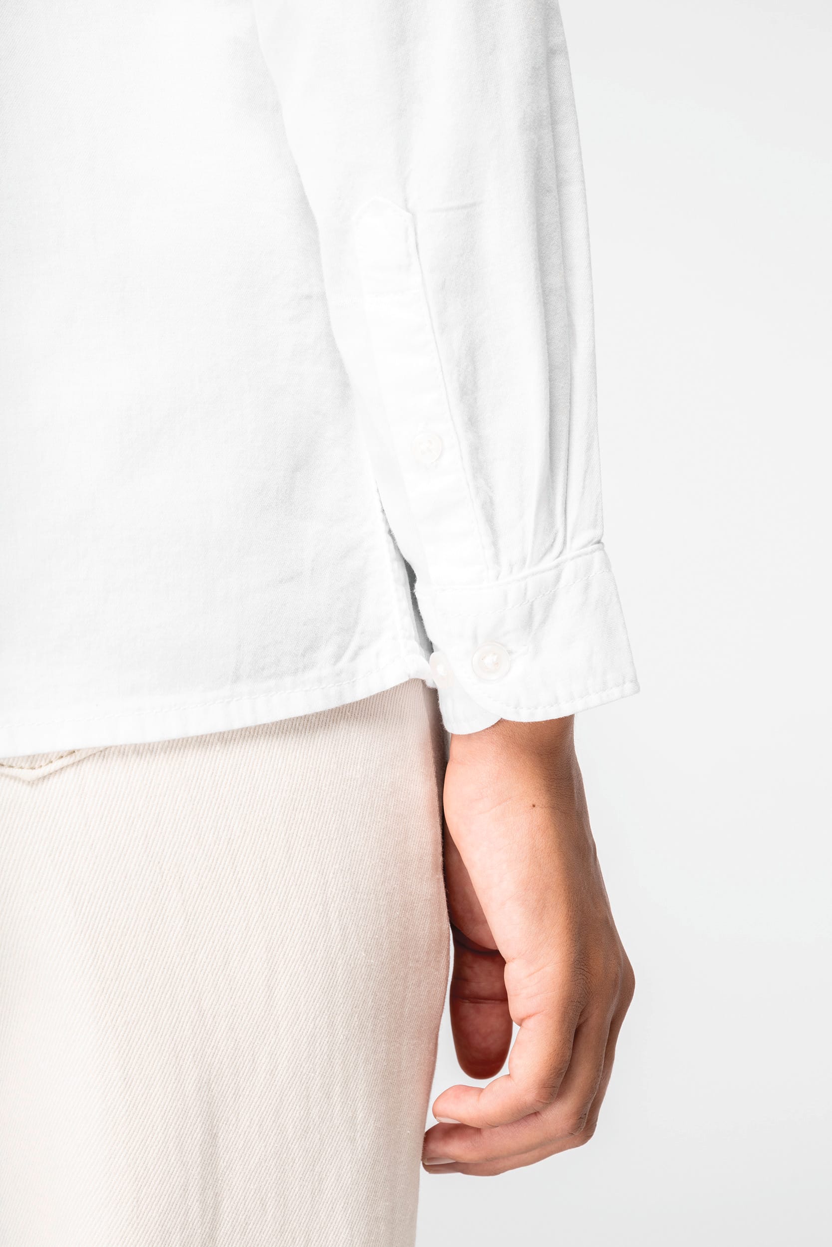 Umweltfreundliches Ausgewaschene Bluse