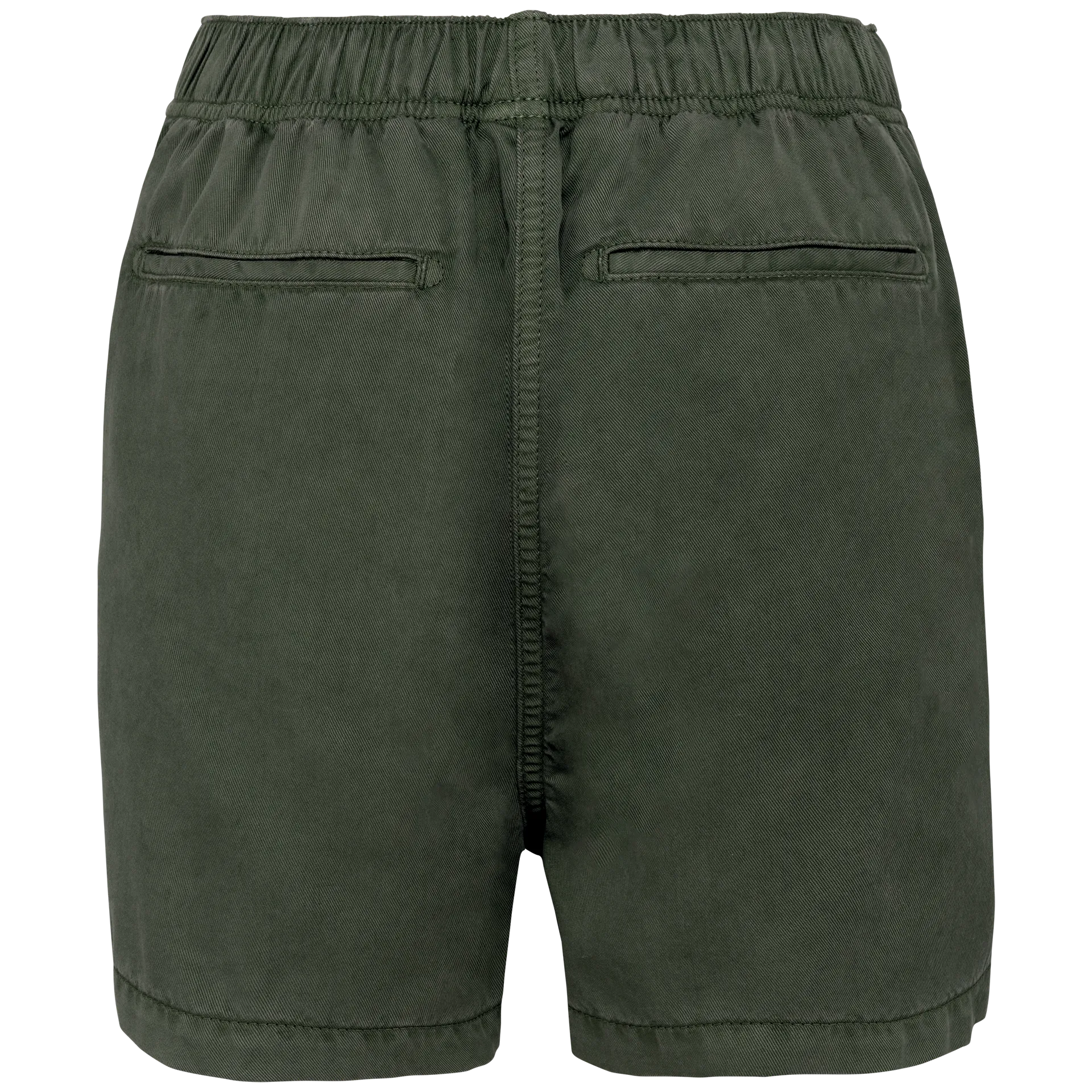 Umweltfreundliche ausgewaschene Damenshorts aus Lyocell