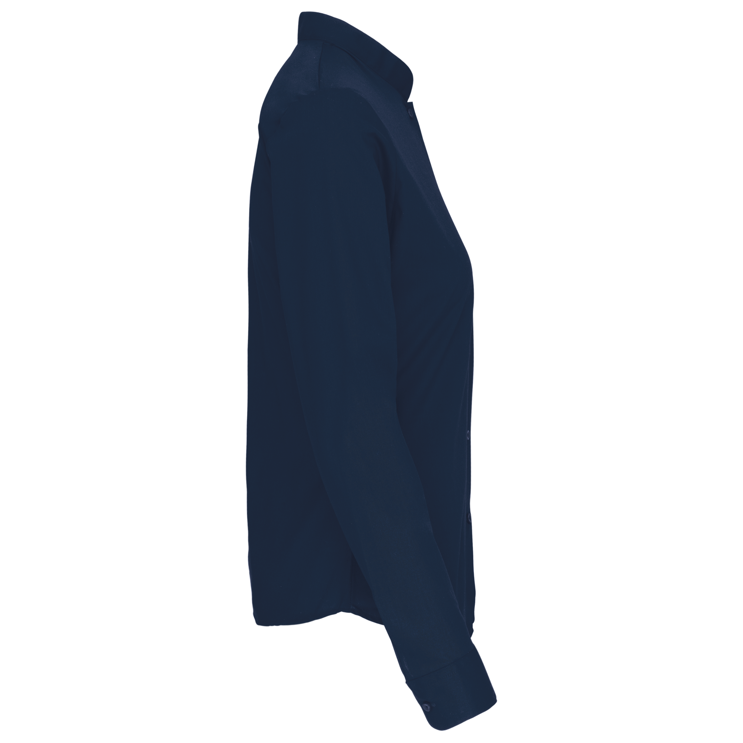 Damen hemdbluse mao-kragen langarm