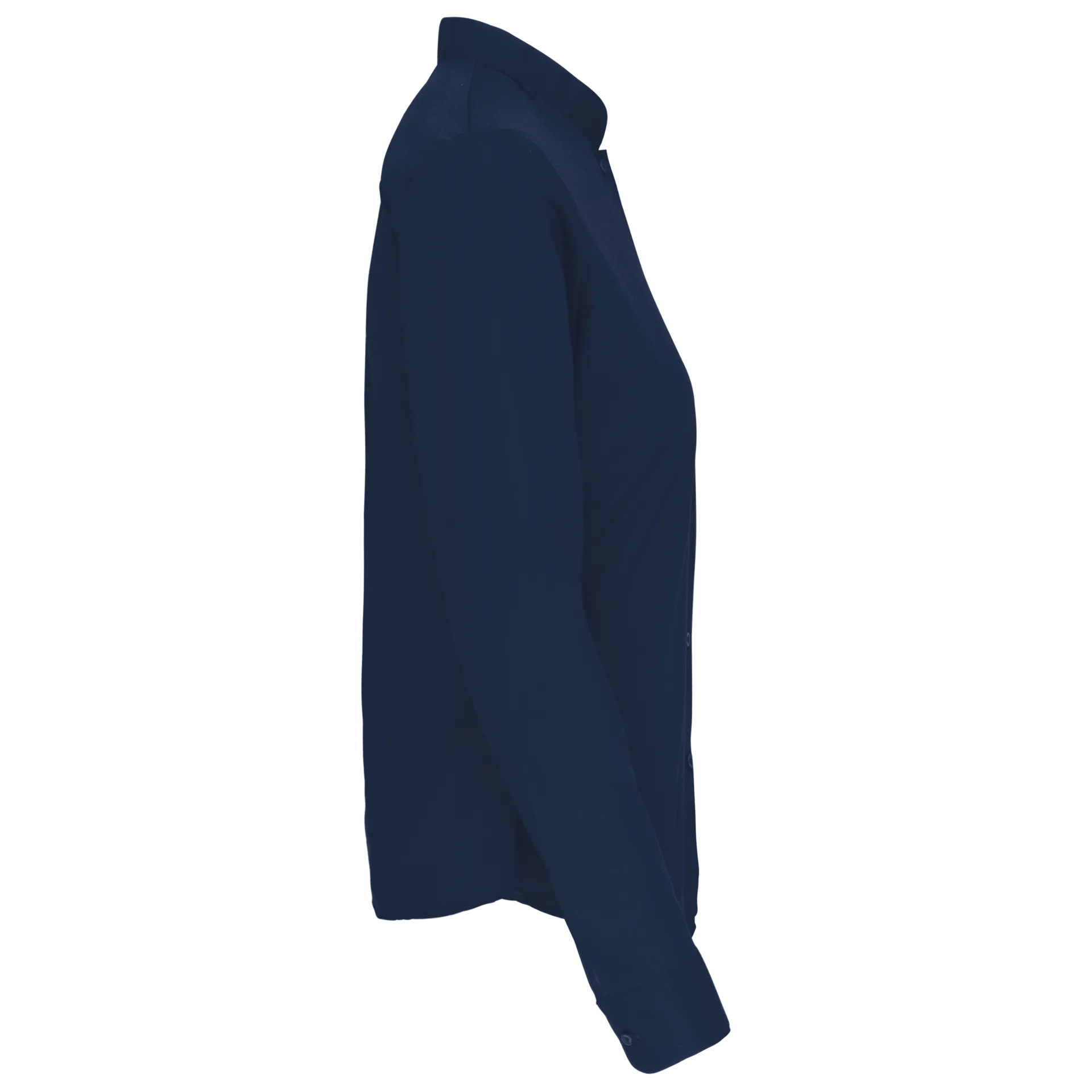 Damen hemdbluse mao-kragen langarm