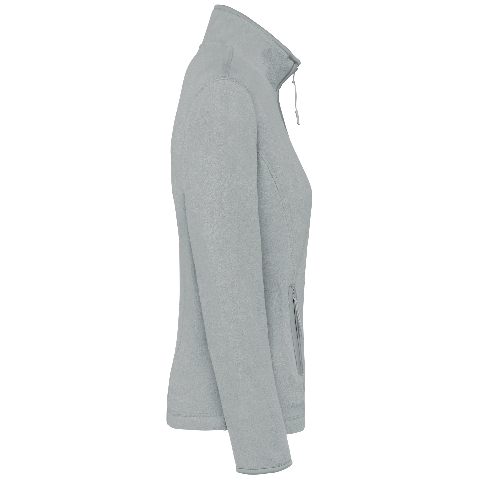 Mikrofleece-Jacke mit Reißverschluss für Damen