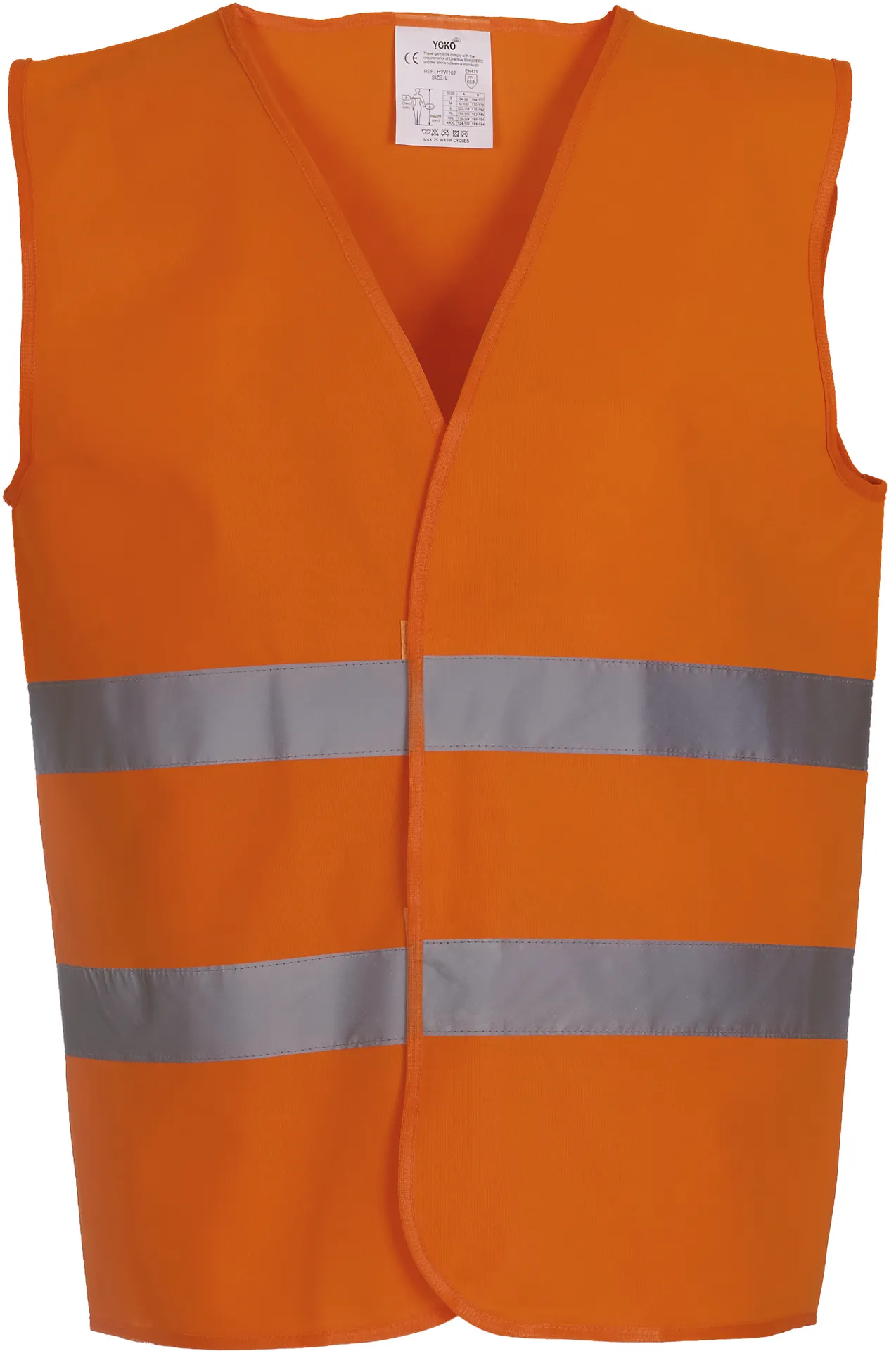 Hi-Vis 2 Bands Waistcoat