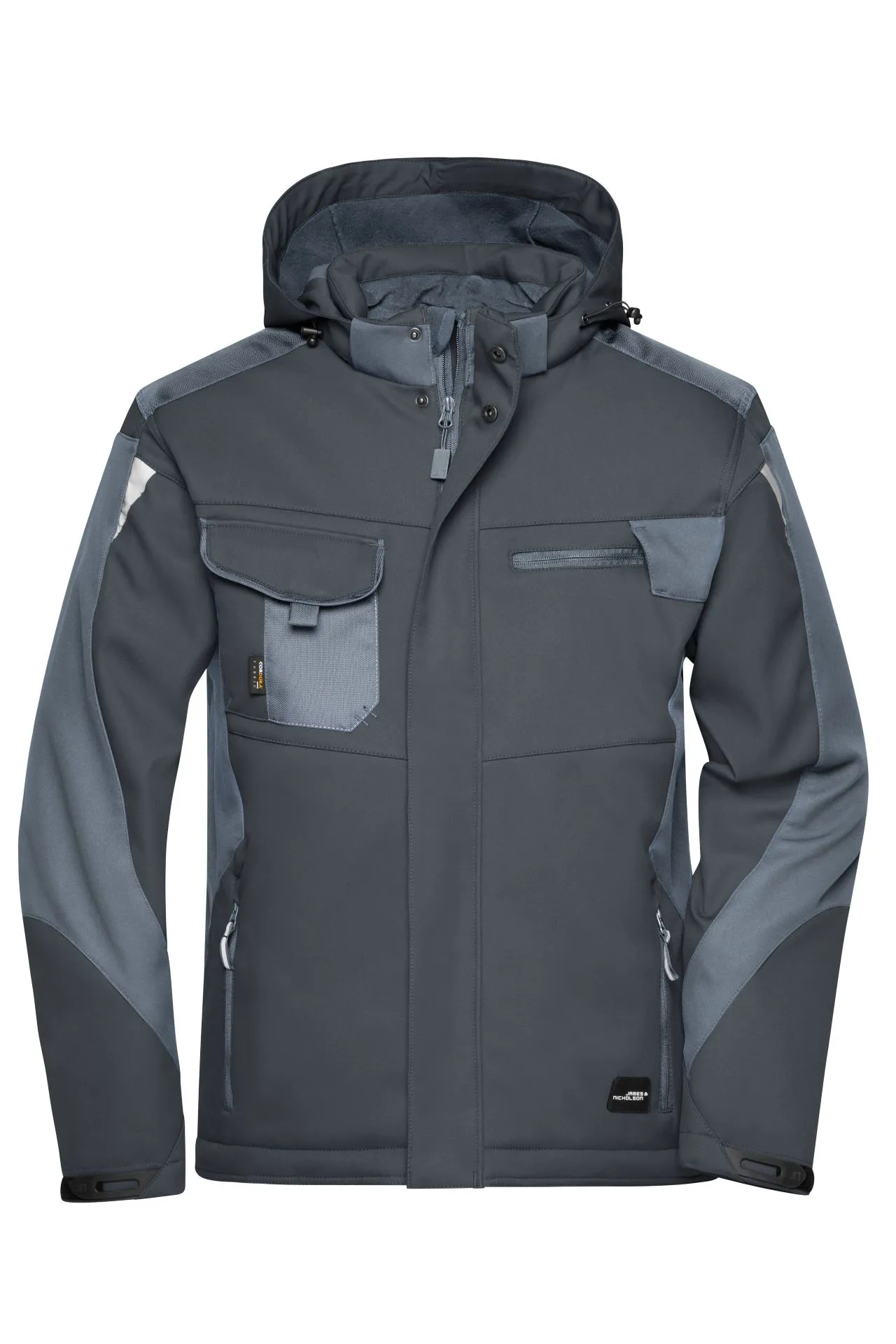 James & Nicholson JN824 – Robuste Winter Softshelljacke mit CORDURA® & Futter