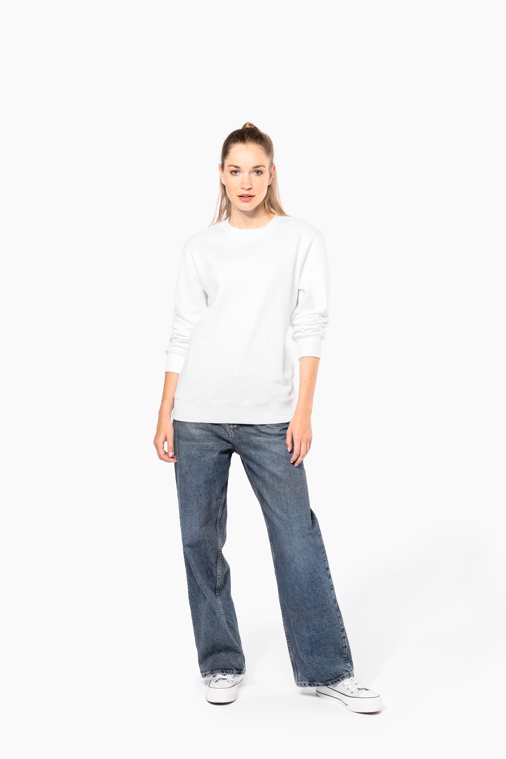 Unisex-Sweatshirt mit Rundhalsausschnitt 80/20