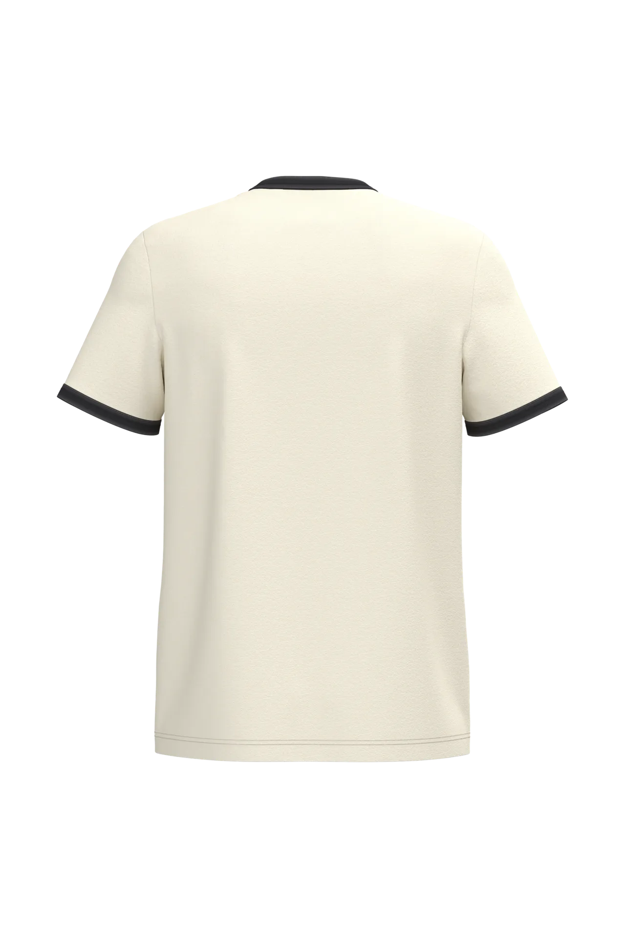 Umweltfreundliches Ringer-T-Shirt mit kontrastierenden Kanten und verwaschenem Effekt für Herren