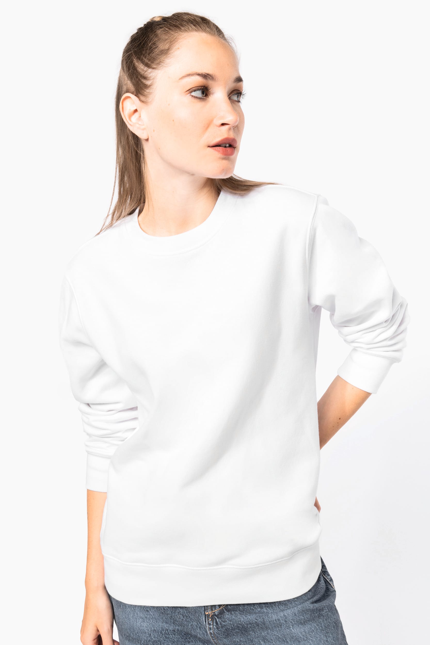 Unisex-Sweatshirt mit Rundhalsausschnitt 80/20