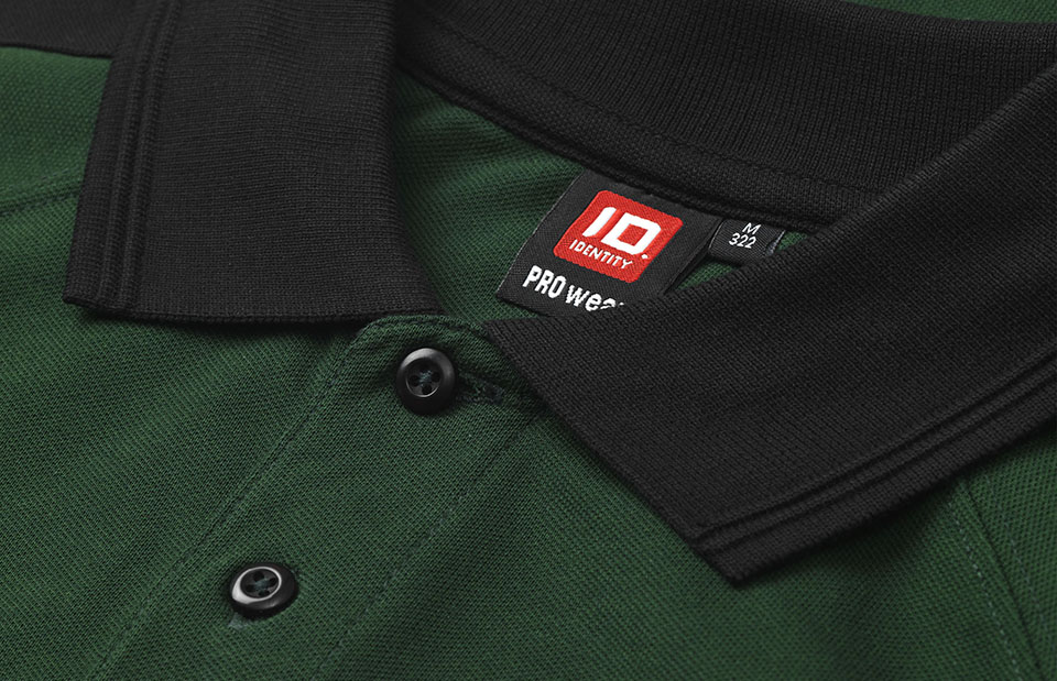 ID Pro Wear 0322 -Strapazierfähiges Polo-Shirt mit Kontrastdetails