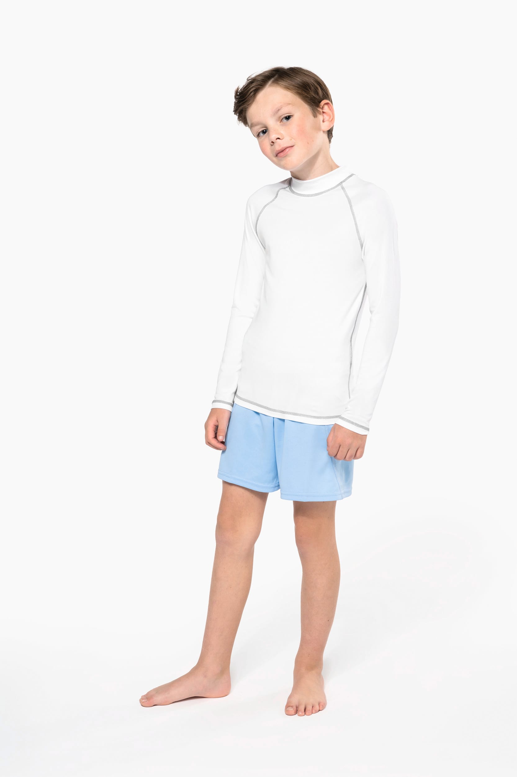 Kinder-Funktionsshirt mit langen Ärmeln und UV-Schutz