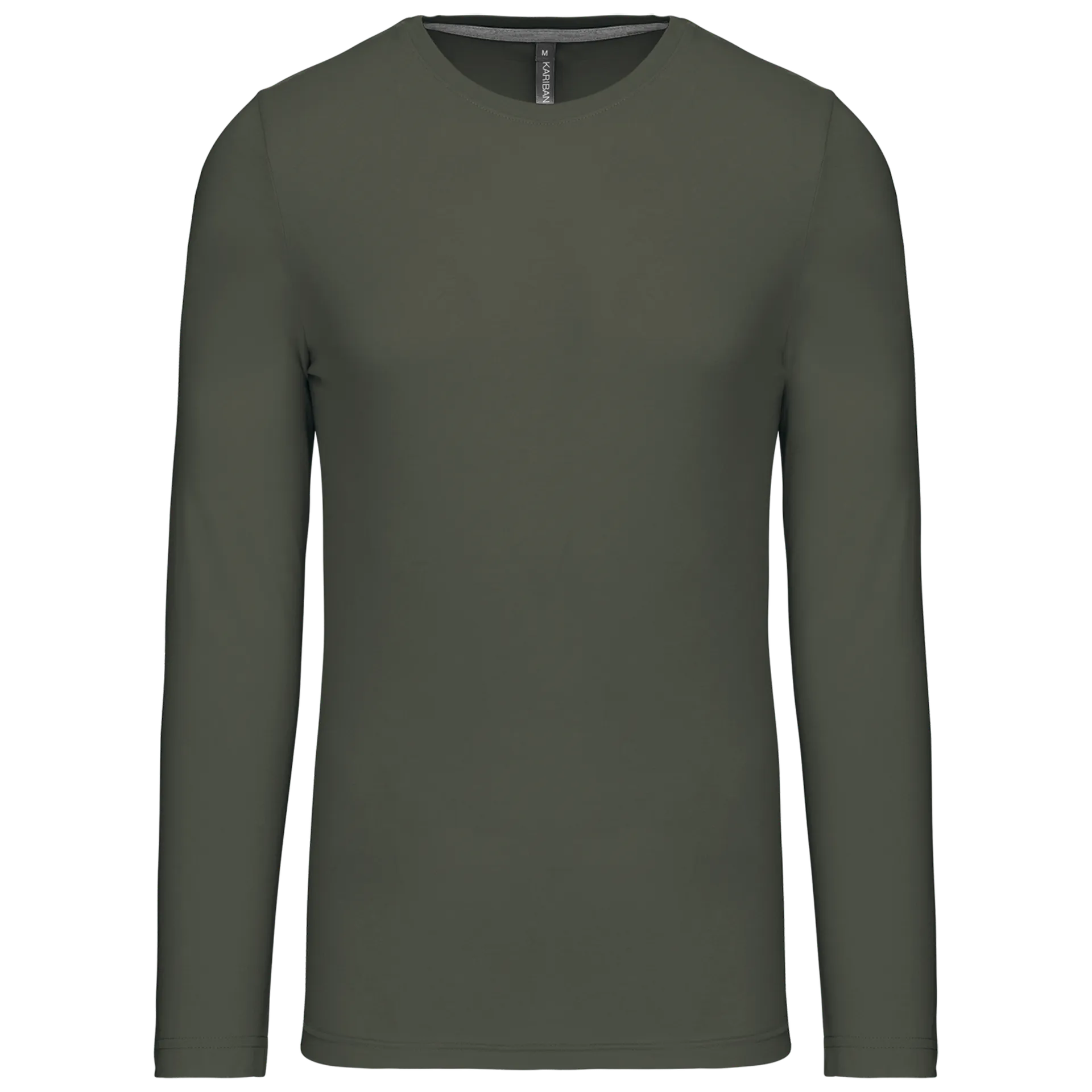 Herren Langarm-T-Shirt Rundhalsausschnitt