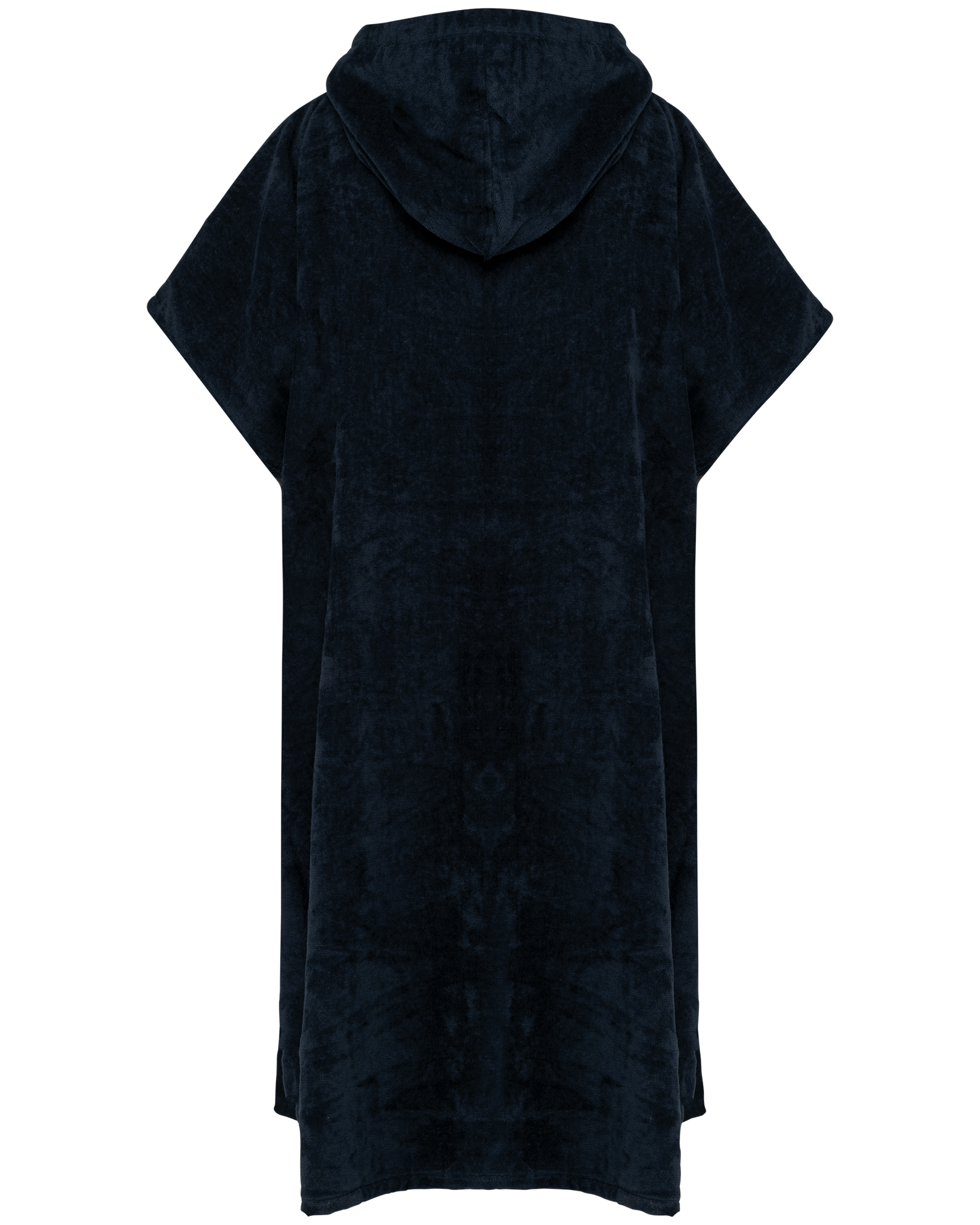 Unisex-Frottee-Poncho mit Kapuze