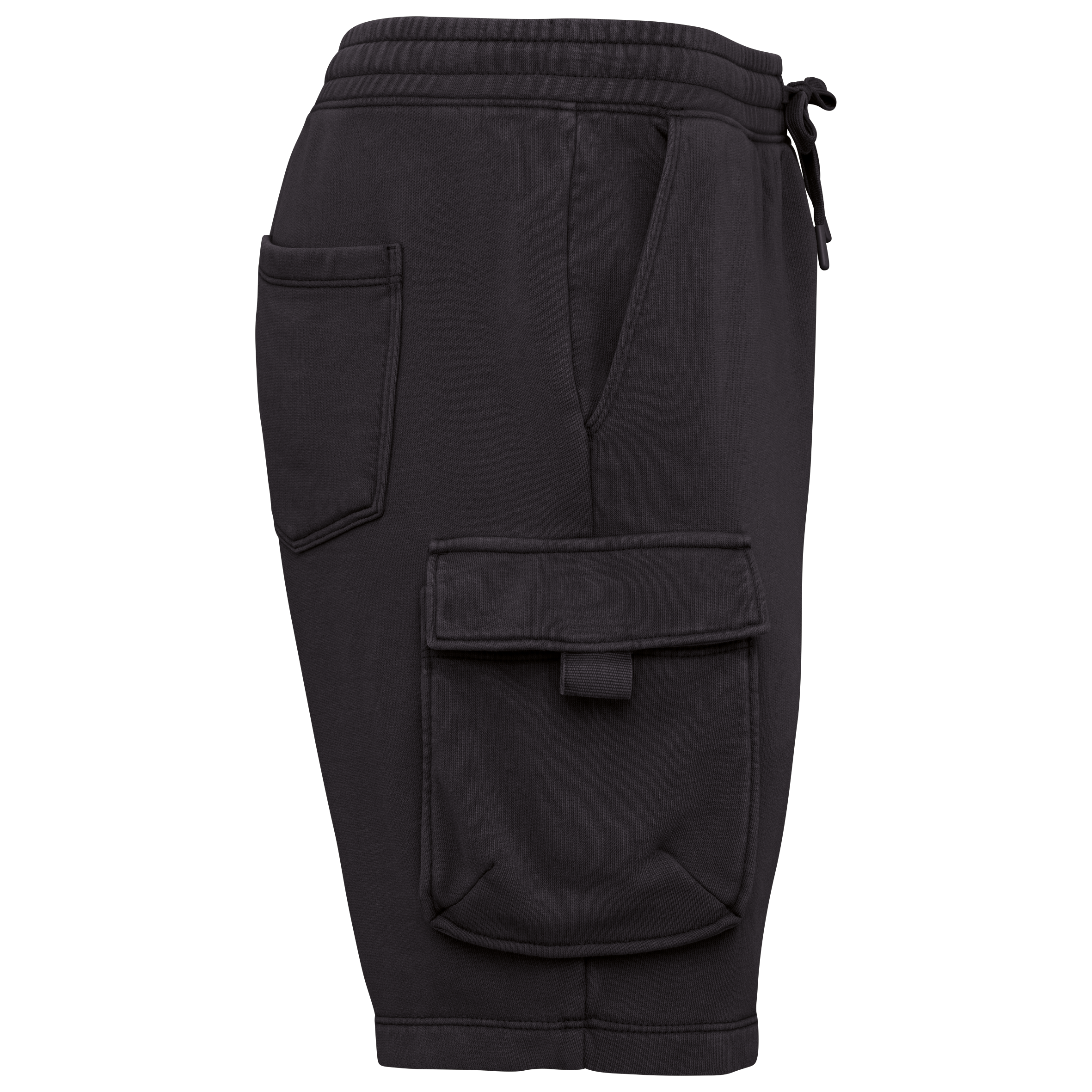 Umweltfreundliche ausgewaschene French Terry Cargo-Shorts für Herren