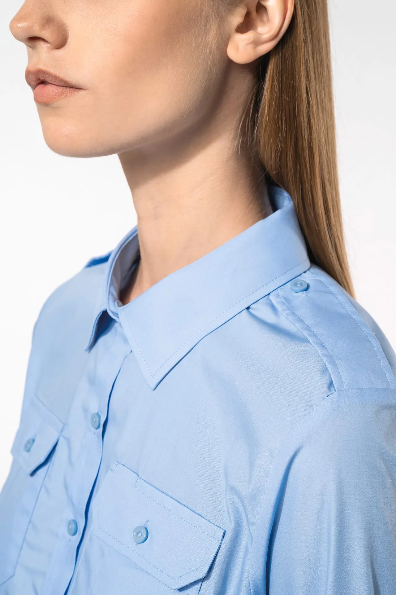 Langarm-Pilotenhemd für Damen