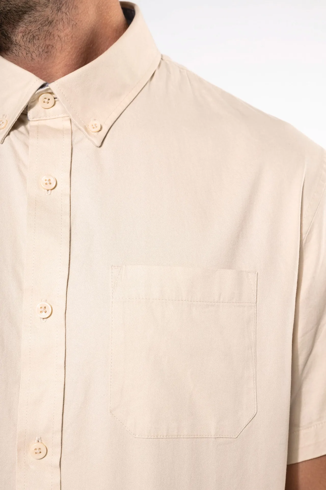 Kurzarm-Baumwollhemd Ariana III für Herren