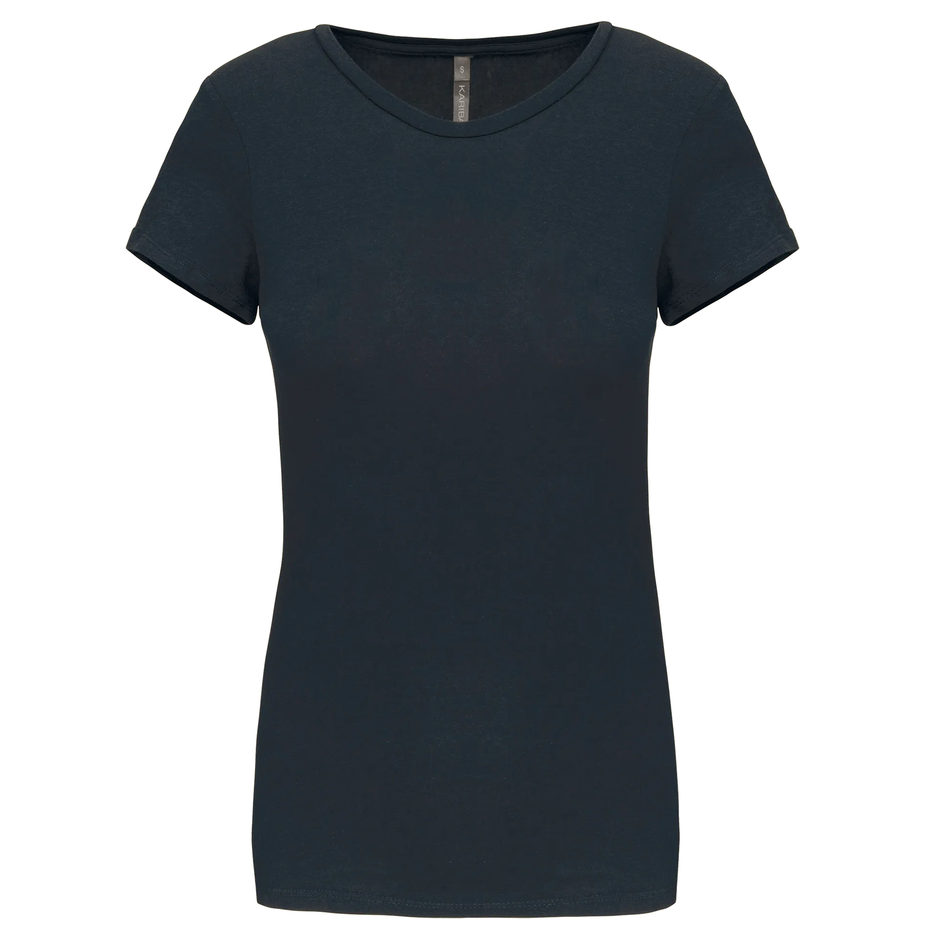 Kurzarm-Damen-T-Shirt mit Rundhalsausschnitt