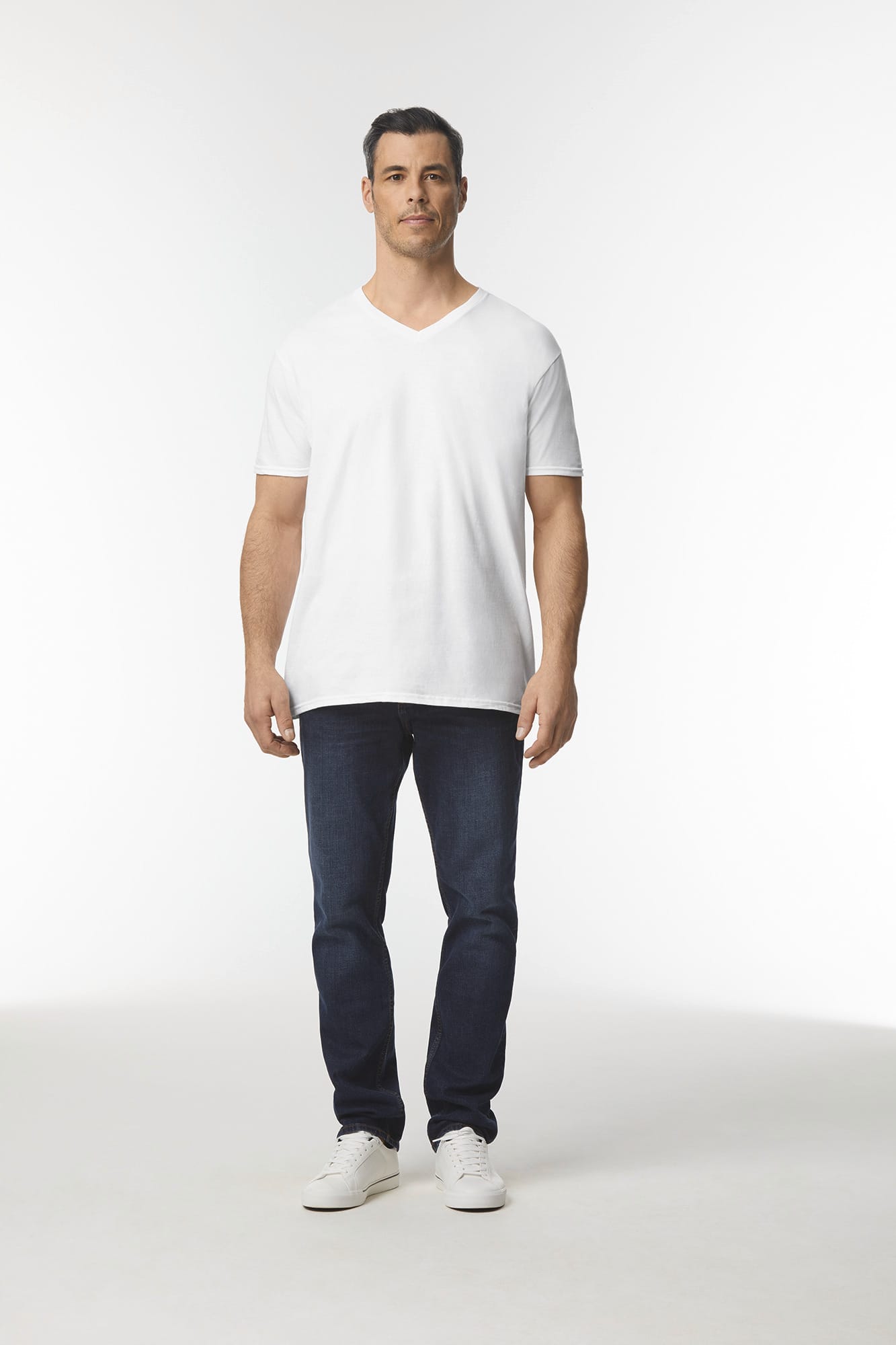 Softstyle Euro Fit Adult V-Neck T-Shirt