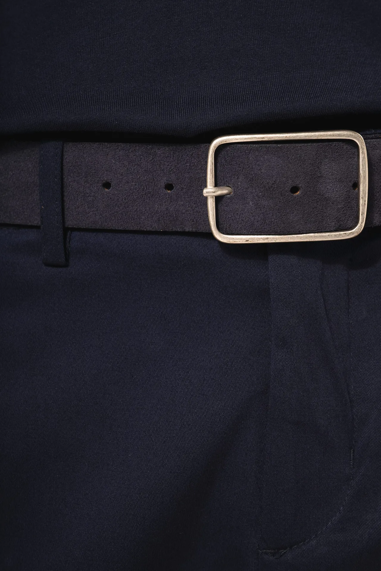 Veloursledergürtel für Herren