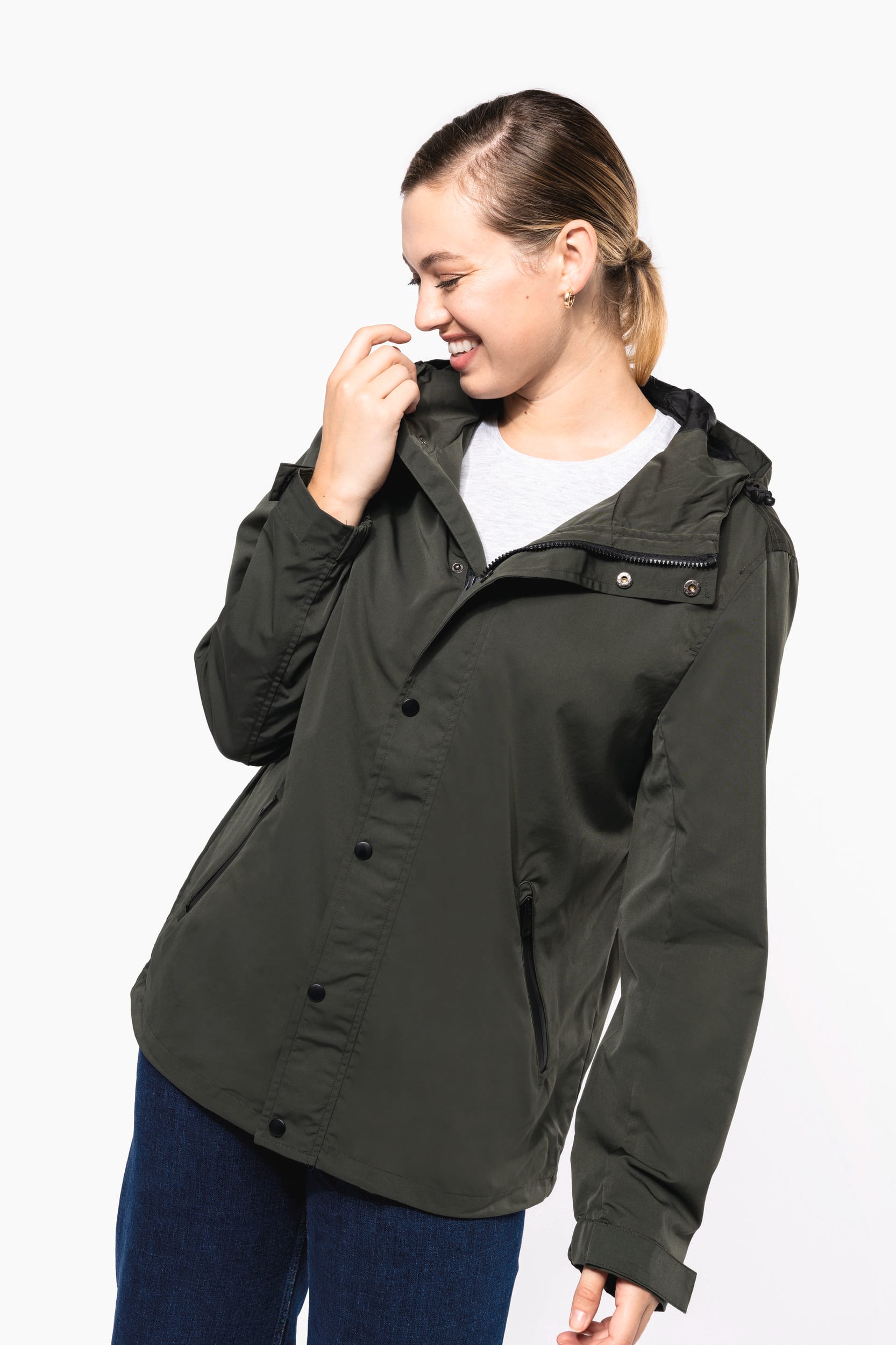 Leichte Kapuzenjacke