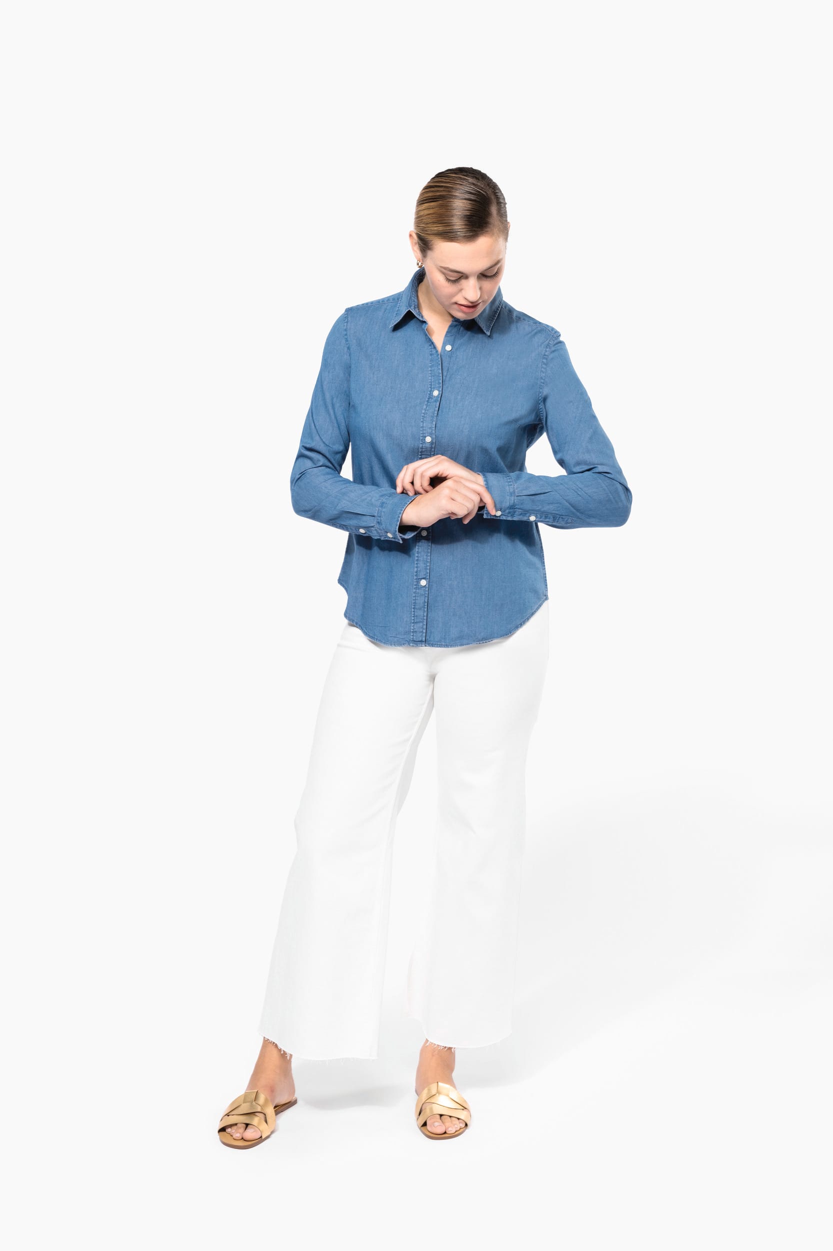 Damen Denimhemd