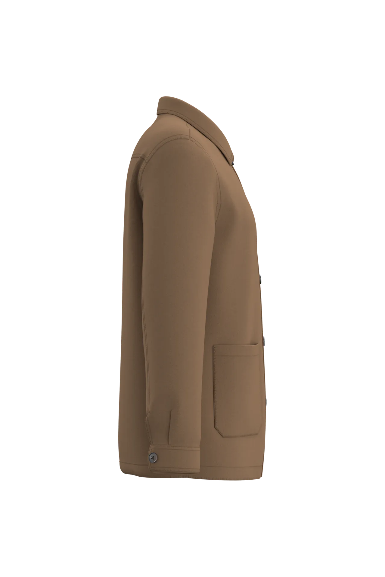 Gewaschene nachhaltige Unisex-Workerjacke