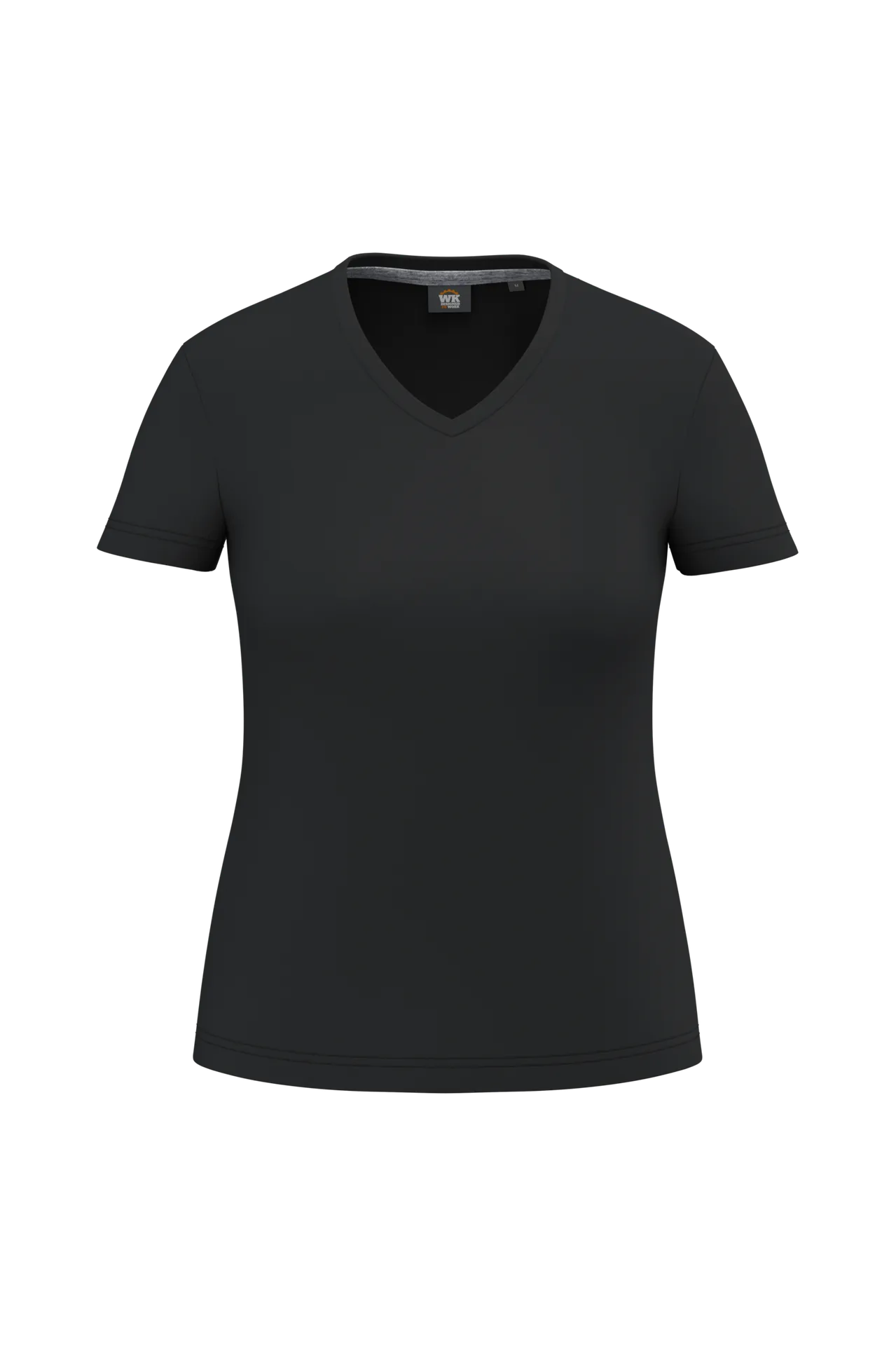 Antibakterielles, umweltfreundliches T-Shirt mit V-Ausschnitt für Damen