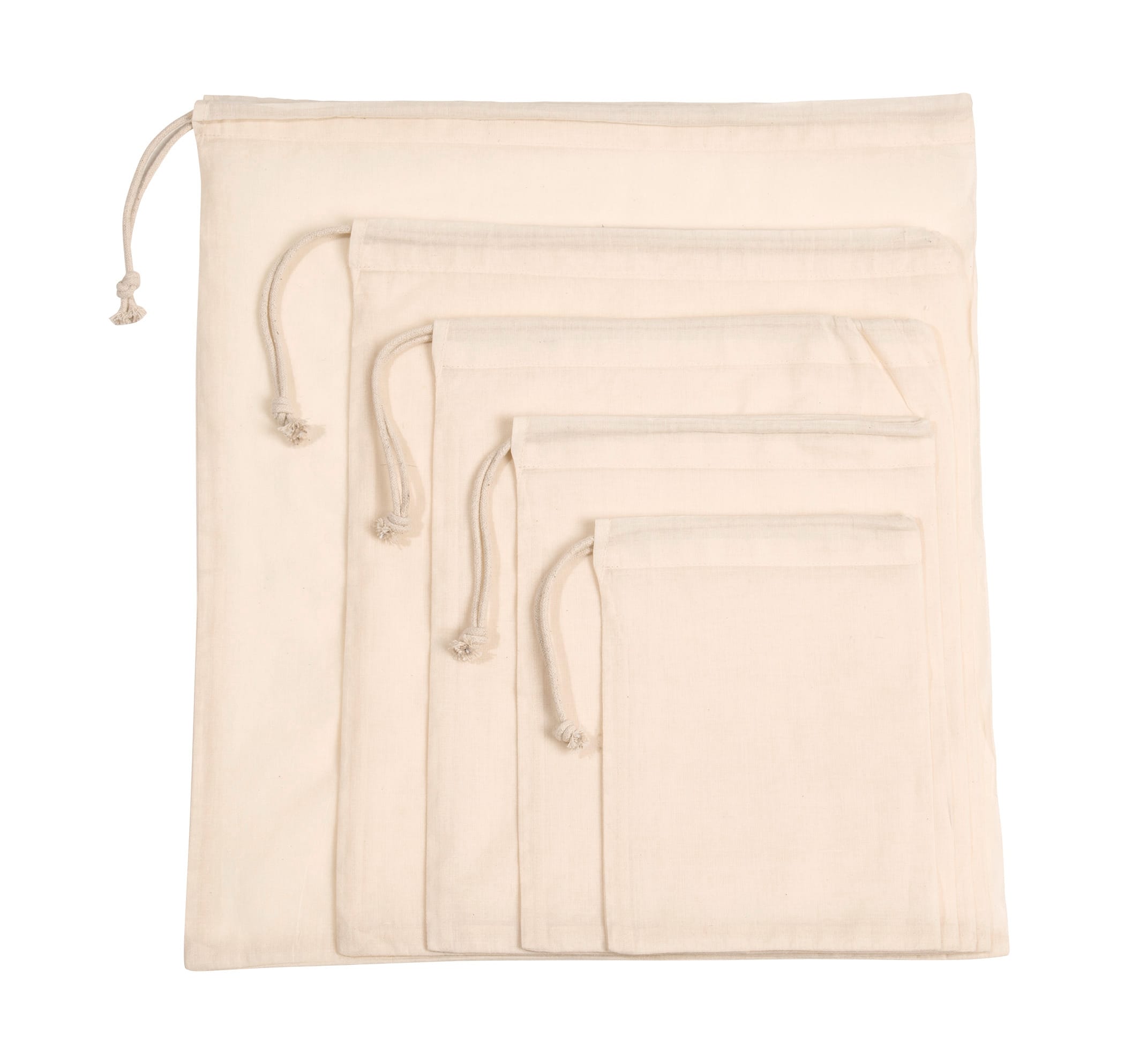 Tasche mit Kordelzug aus Bio-Baumwolle