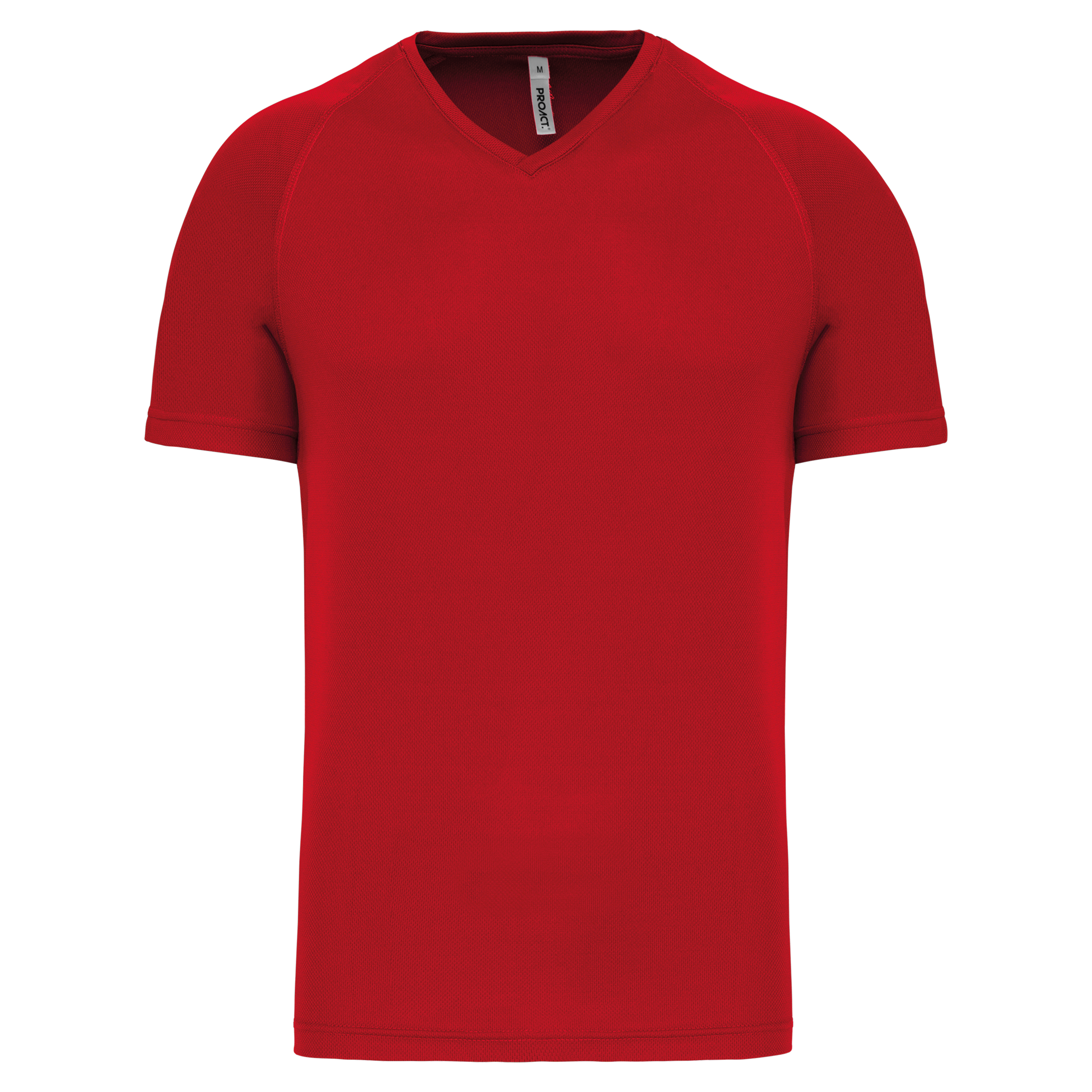 Herren Kurzarm-Sportshirt mit V-Ausschnitt