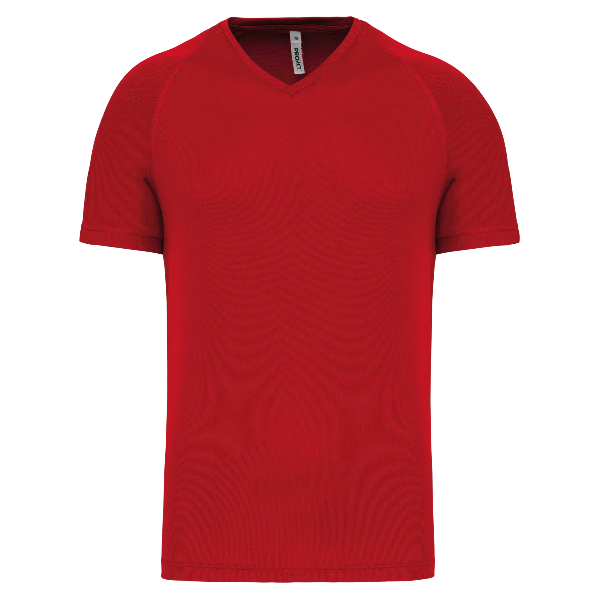 Herren Kurzarm-Sportshirt mit V-Ausschnitt