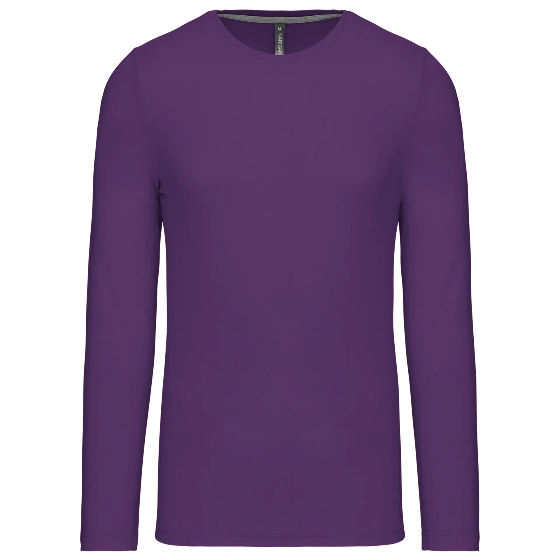 Herren Langarm-T-Shirt Rundhalsausschnitt